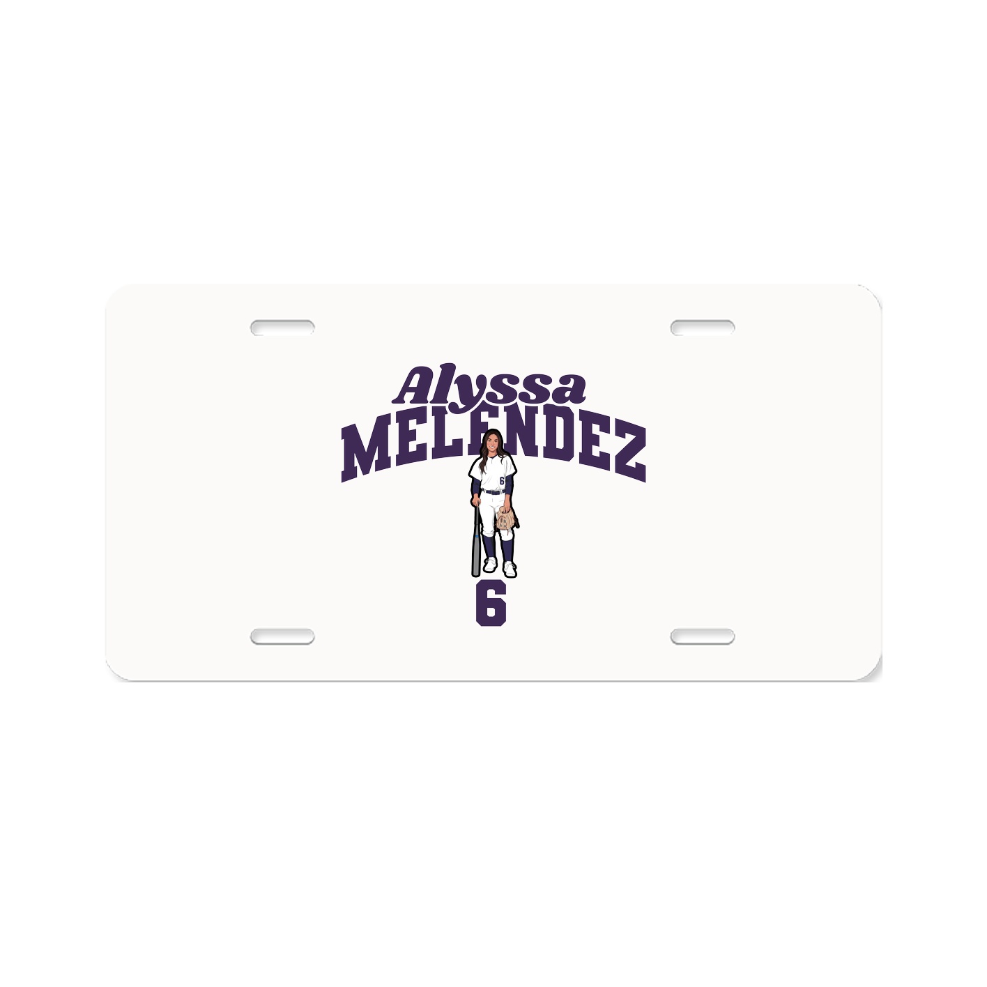 License Plate — Signature Arch in Classic