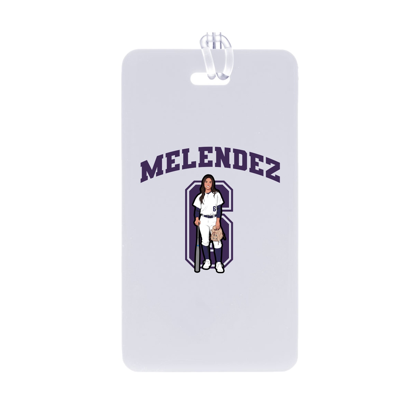 Bag Tag — Number in Classic