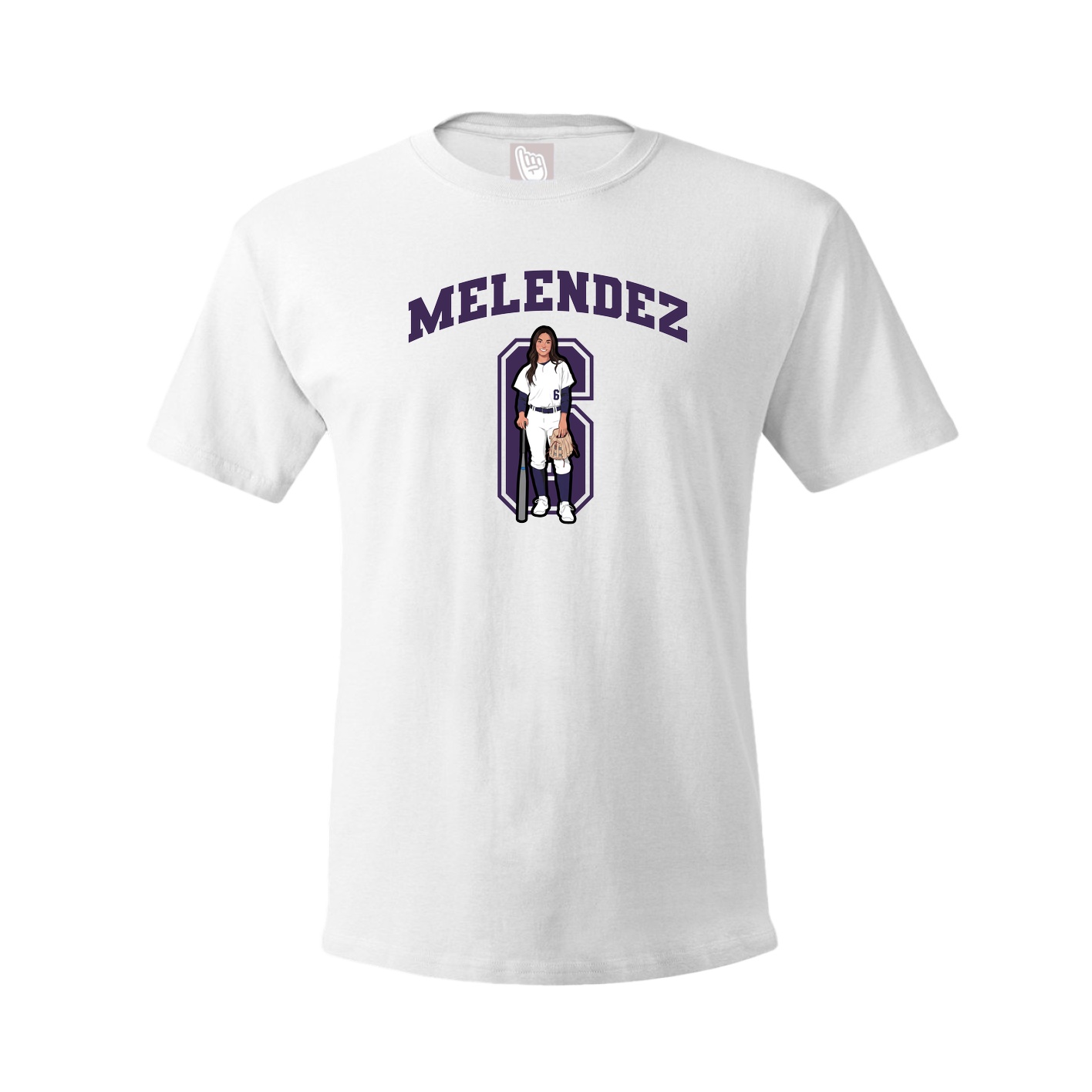 Tee — Number in White