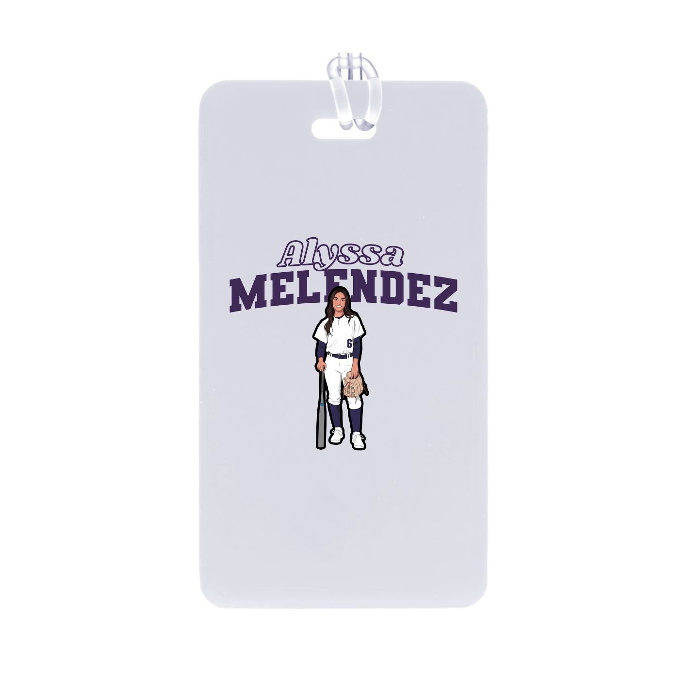 Bag Tag — Name Arch in Classic