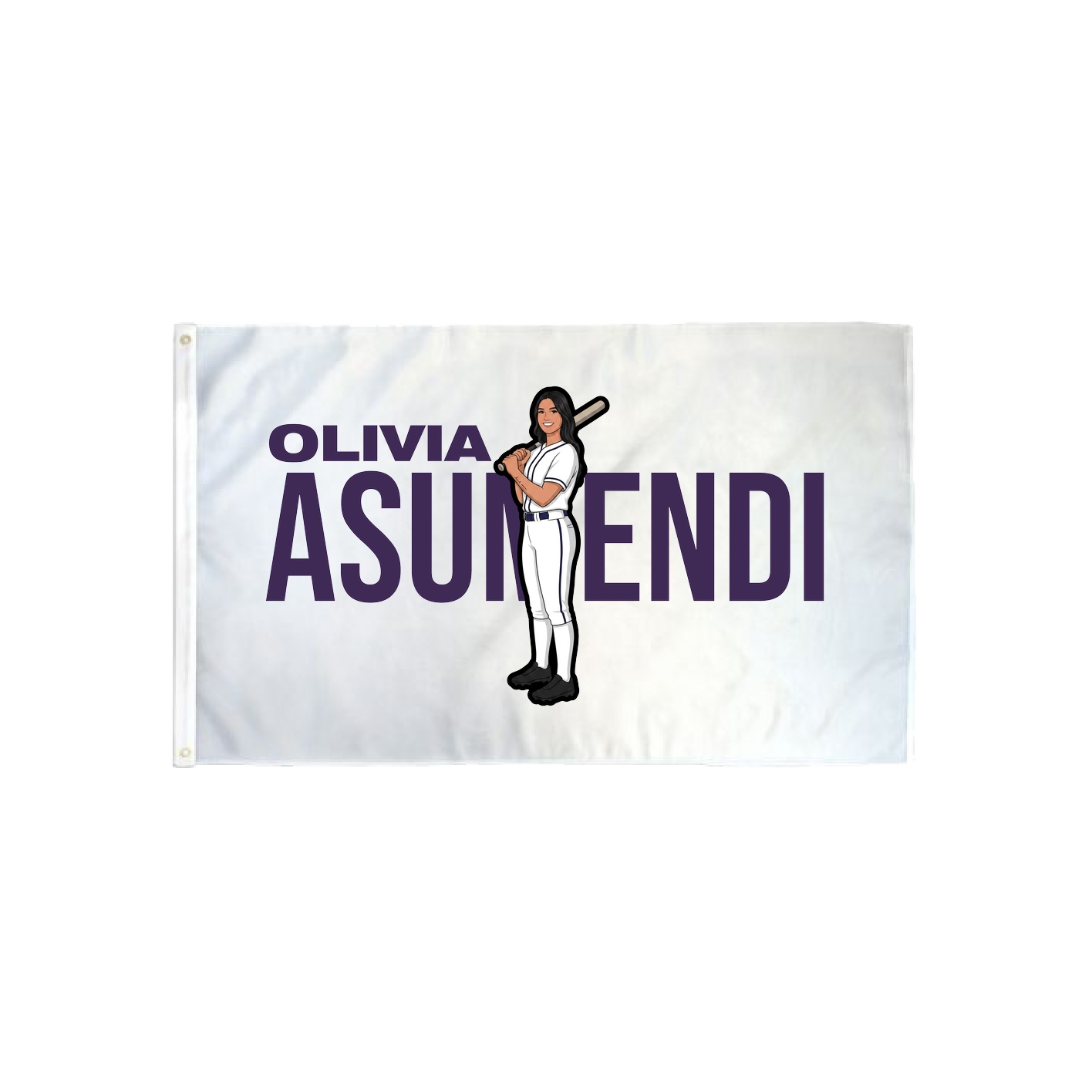 3x5 Flag — Player Name in Classic