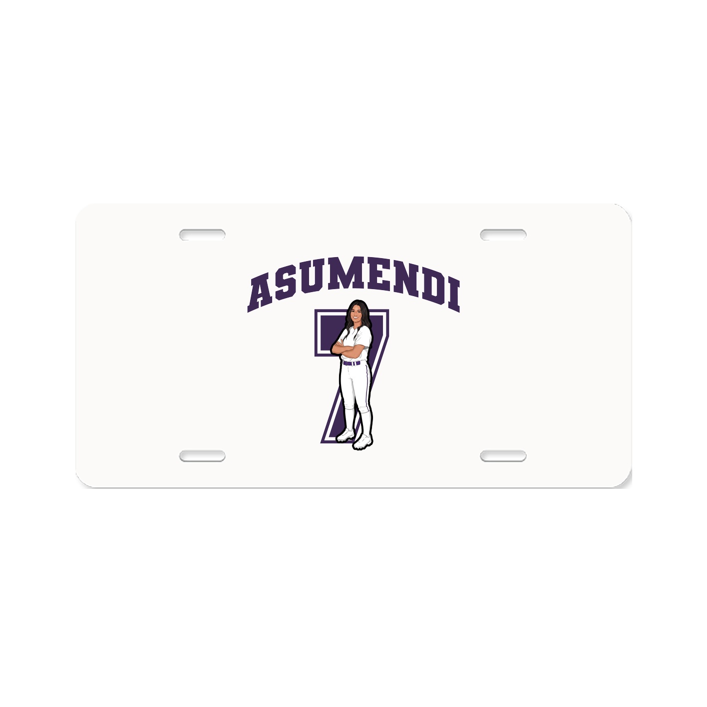 License Plate — Number in Classic