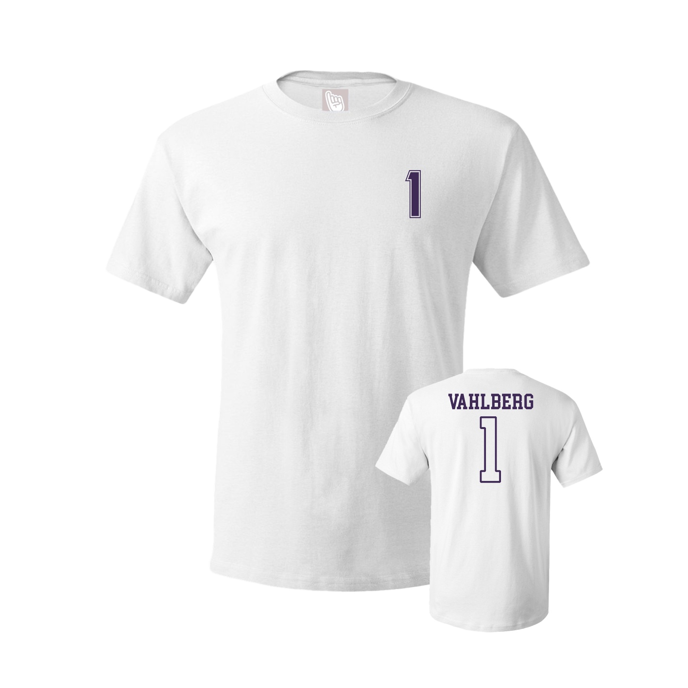 Youth Tee — Chest Back in White