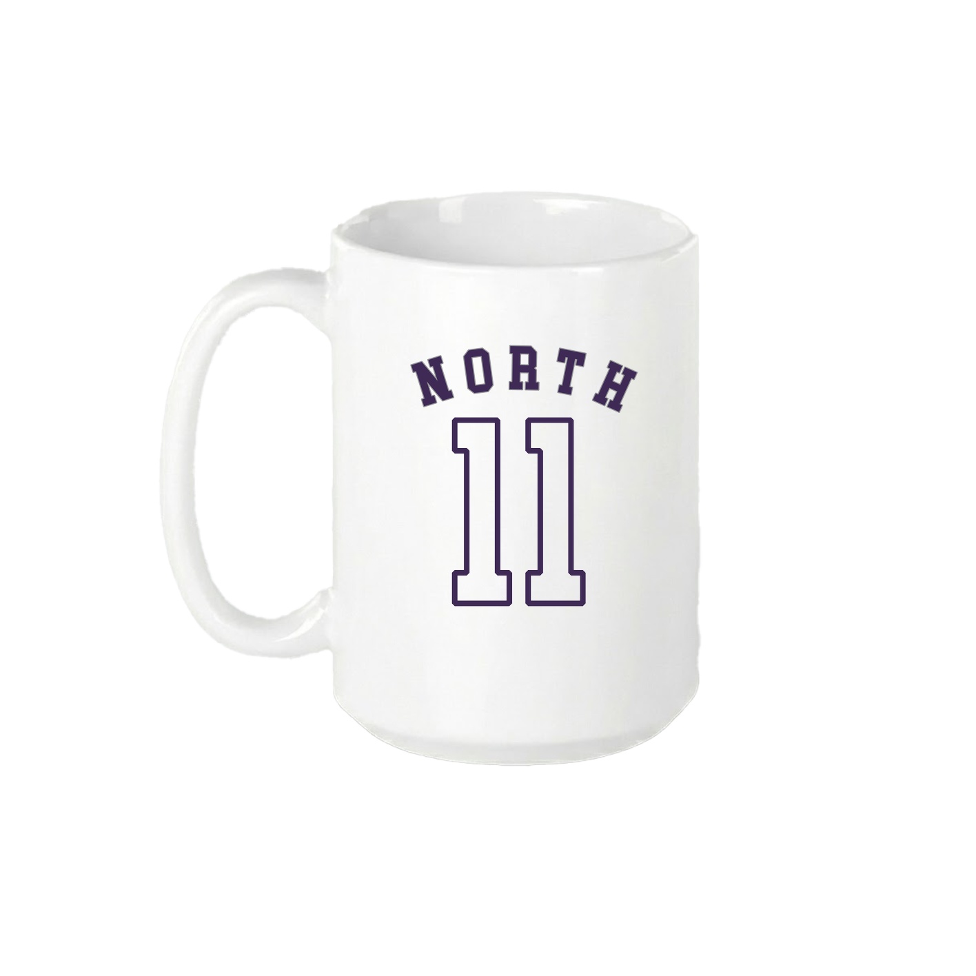 15oz Coffee Mug — Shirsey Arch in White