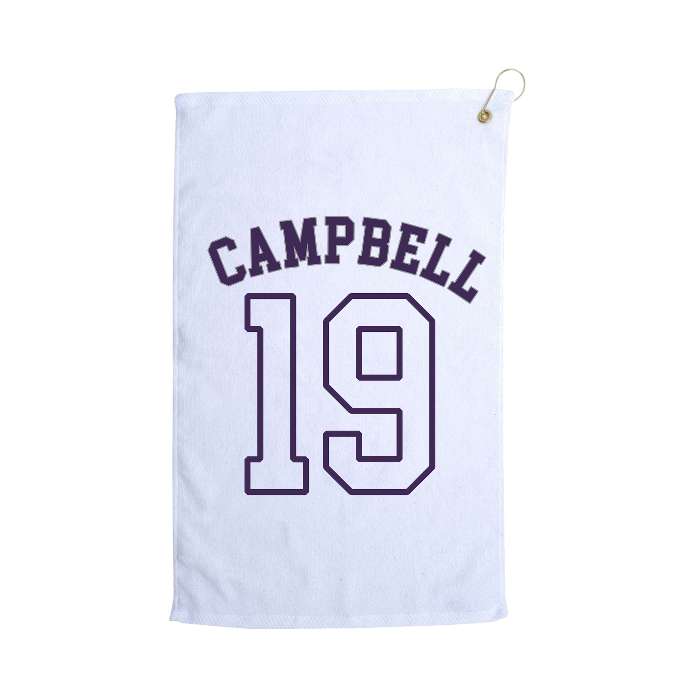 Golf Towel — Shirsey Arch in White
