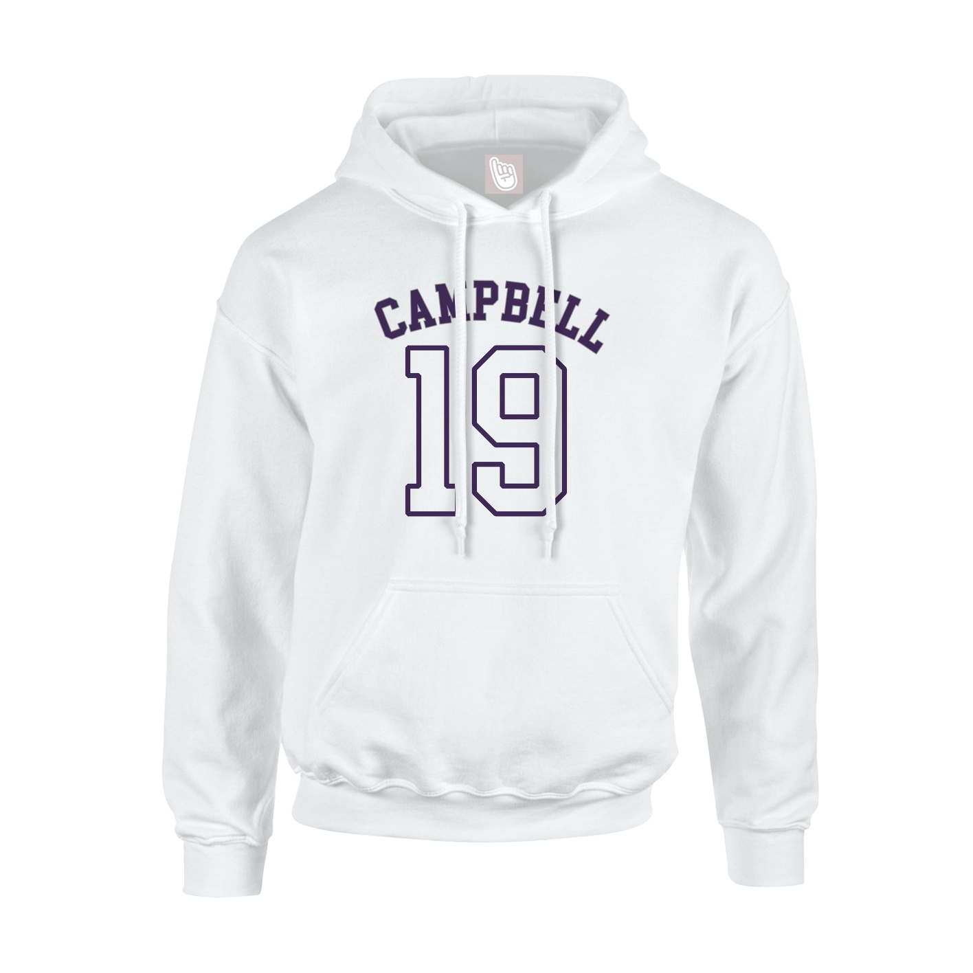 Hoodie — Shirsey Arch in White