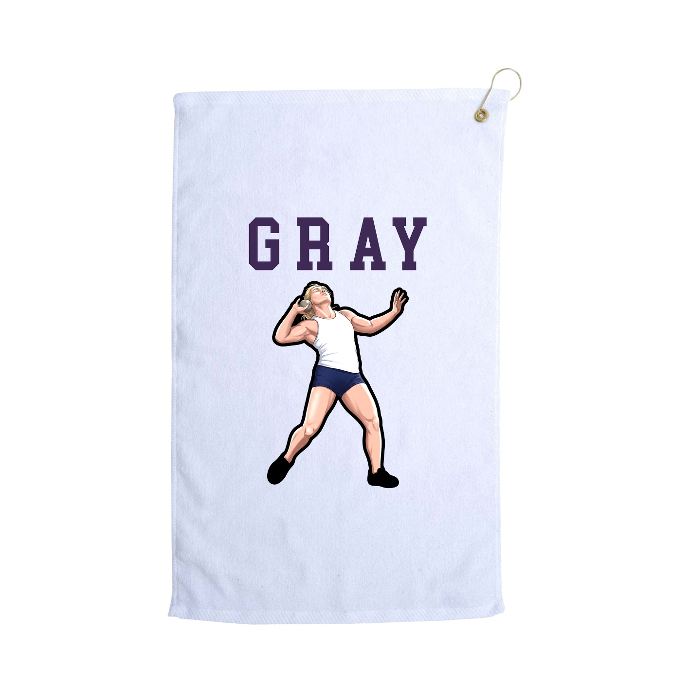 Golf Towel — Shirsey in White