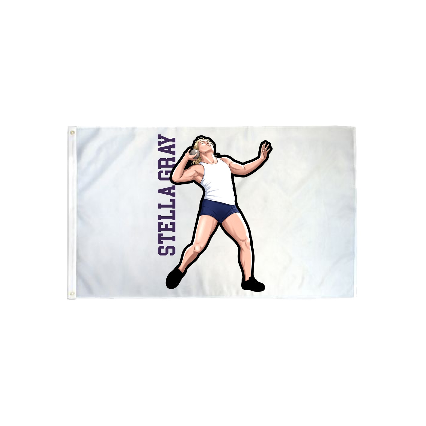 3x5 Flag — Name Vertical in Classic