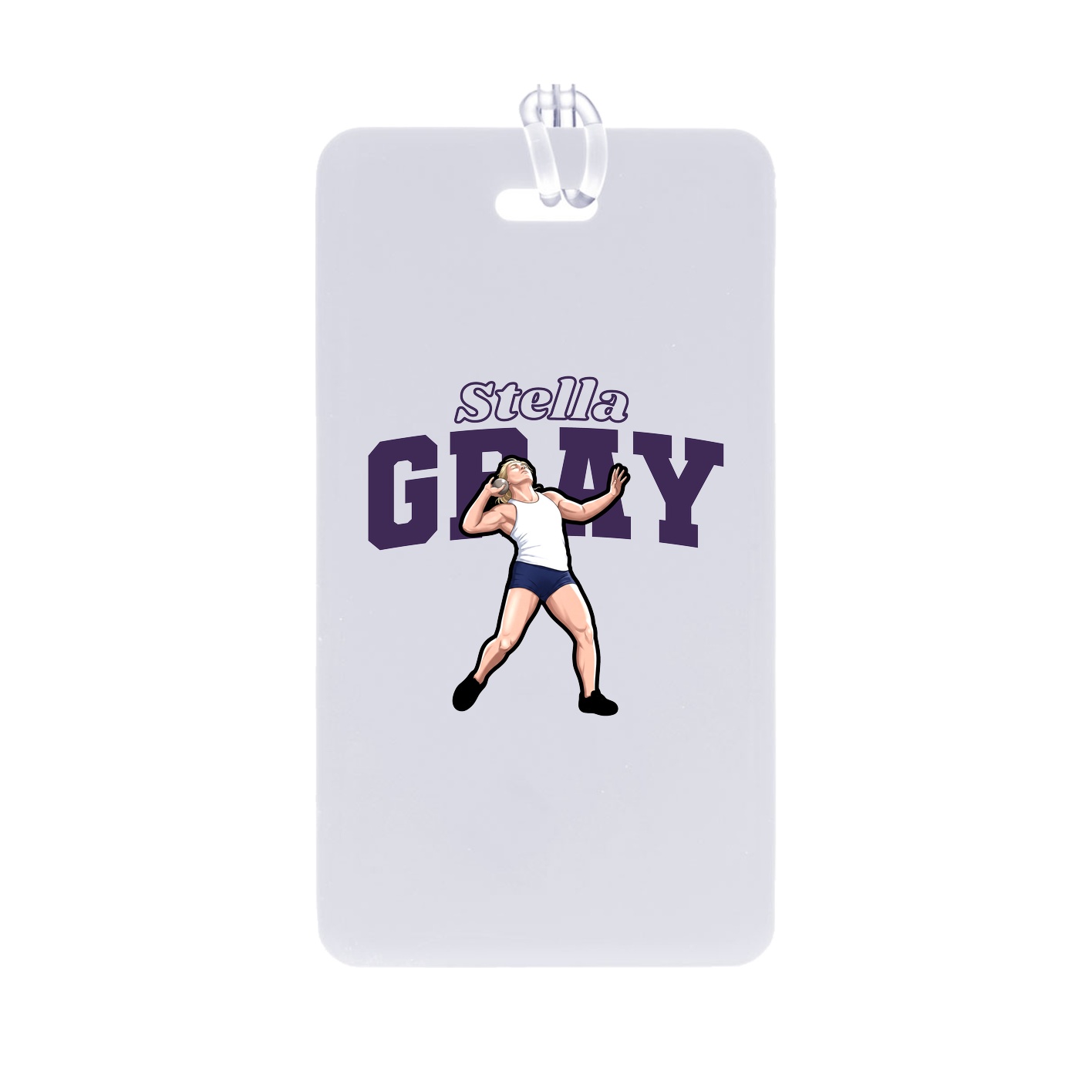 Bag Tag — Name Arch in Classic