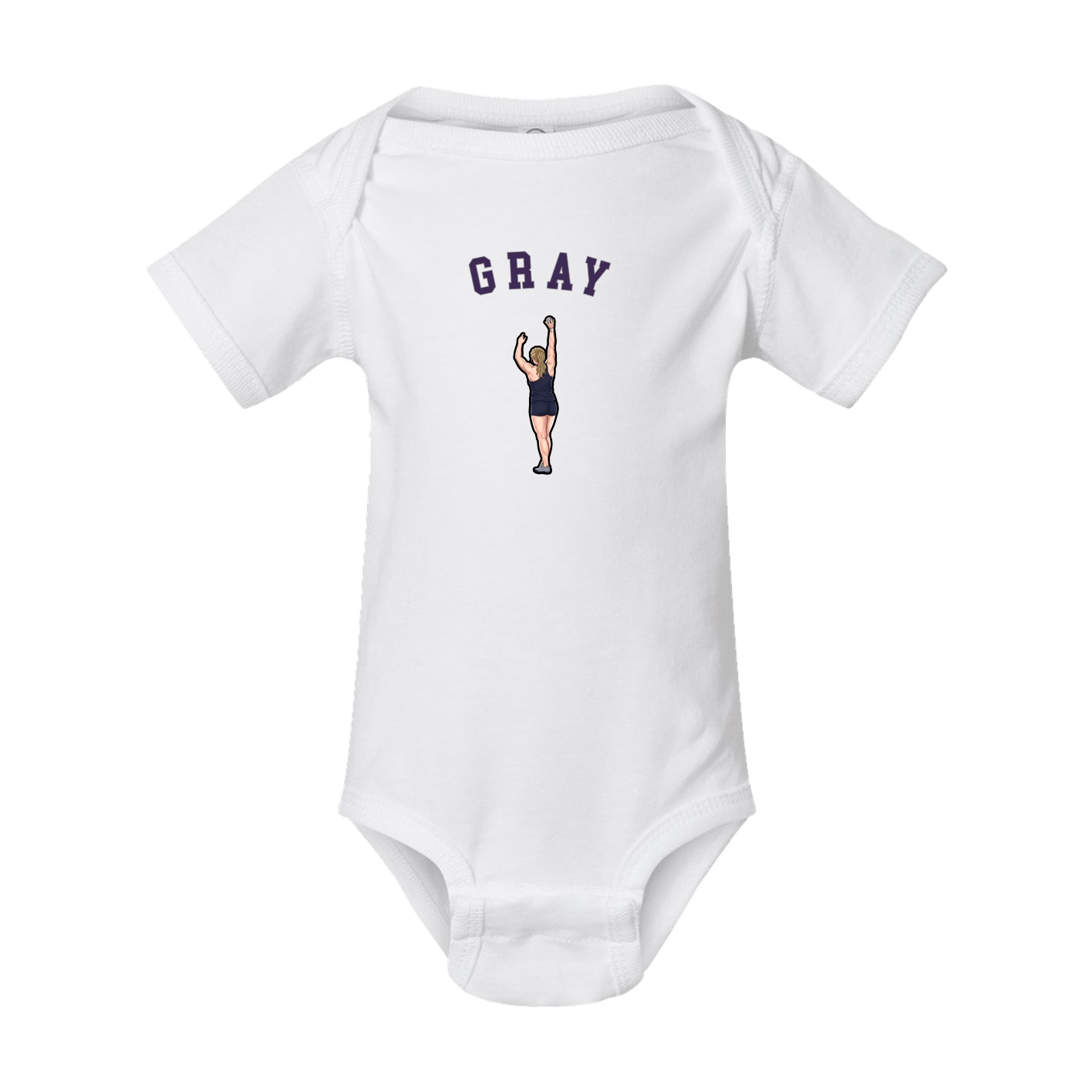 Baby Onesie — Shirsey Arch in White