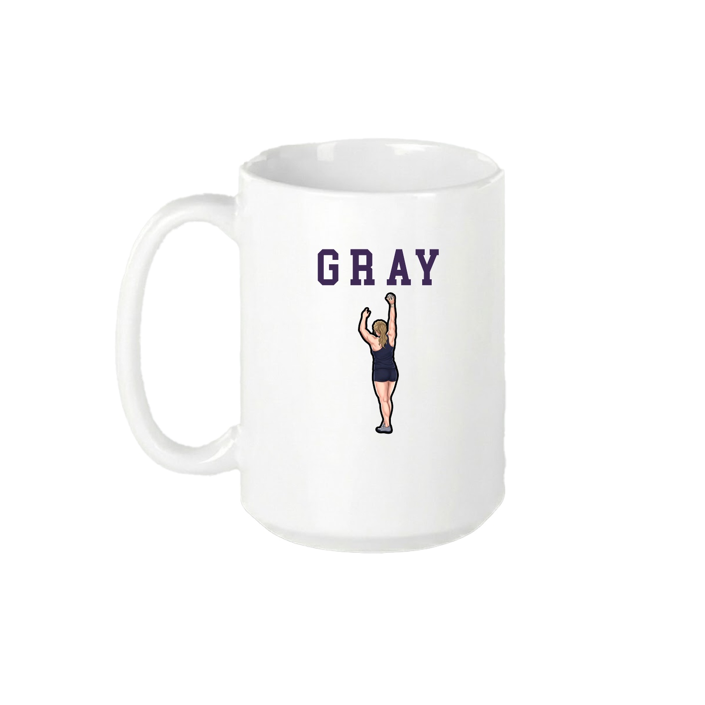 15oz Coffee Mug — Shirsey in White