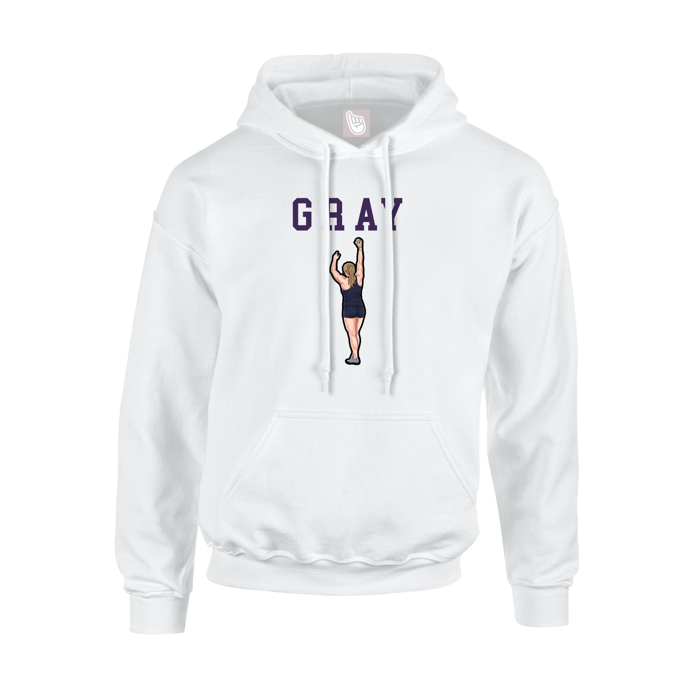Youth Hoodie — Shirsey in White