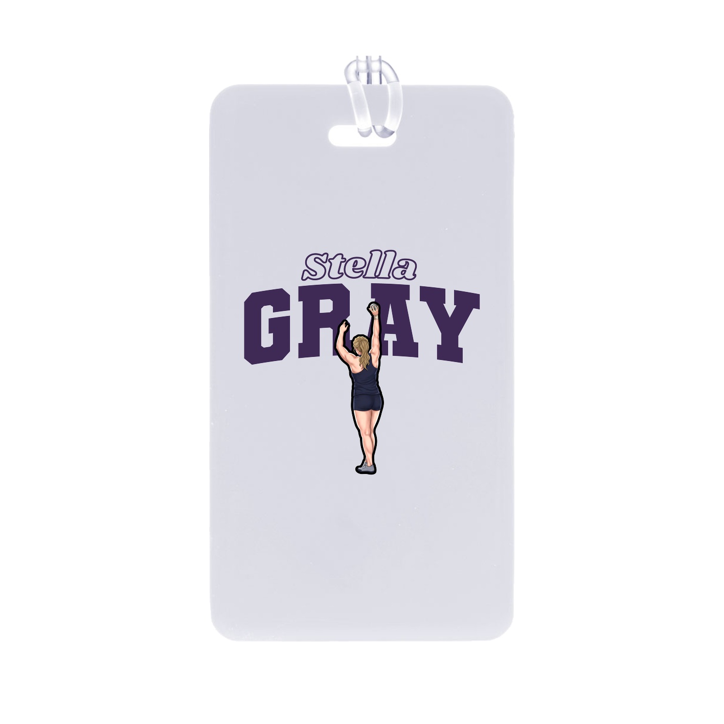 Bag Tag — Name Arch in Classic
