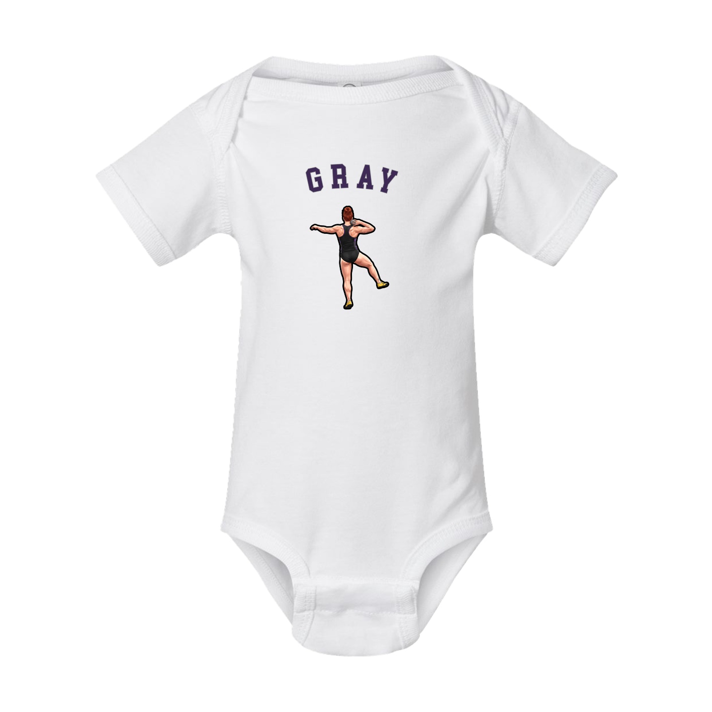 Baby Onesie — Shirsey Arch in White