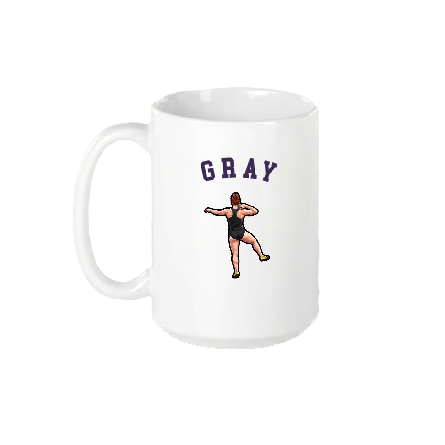 15oz Coffee Mug — Shirsey Arch in White