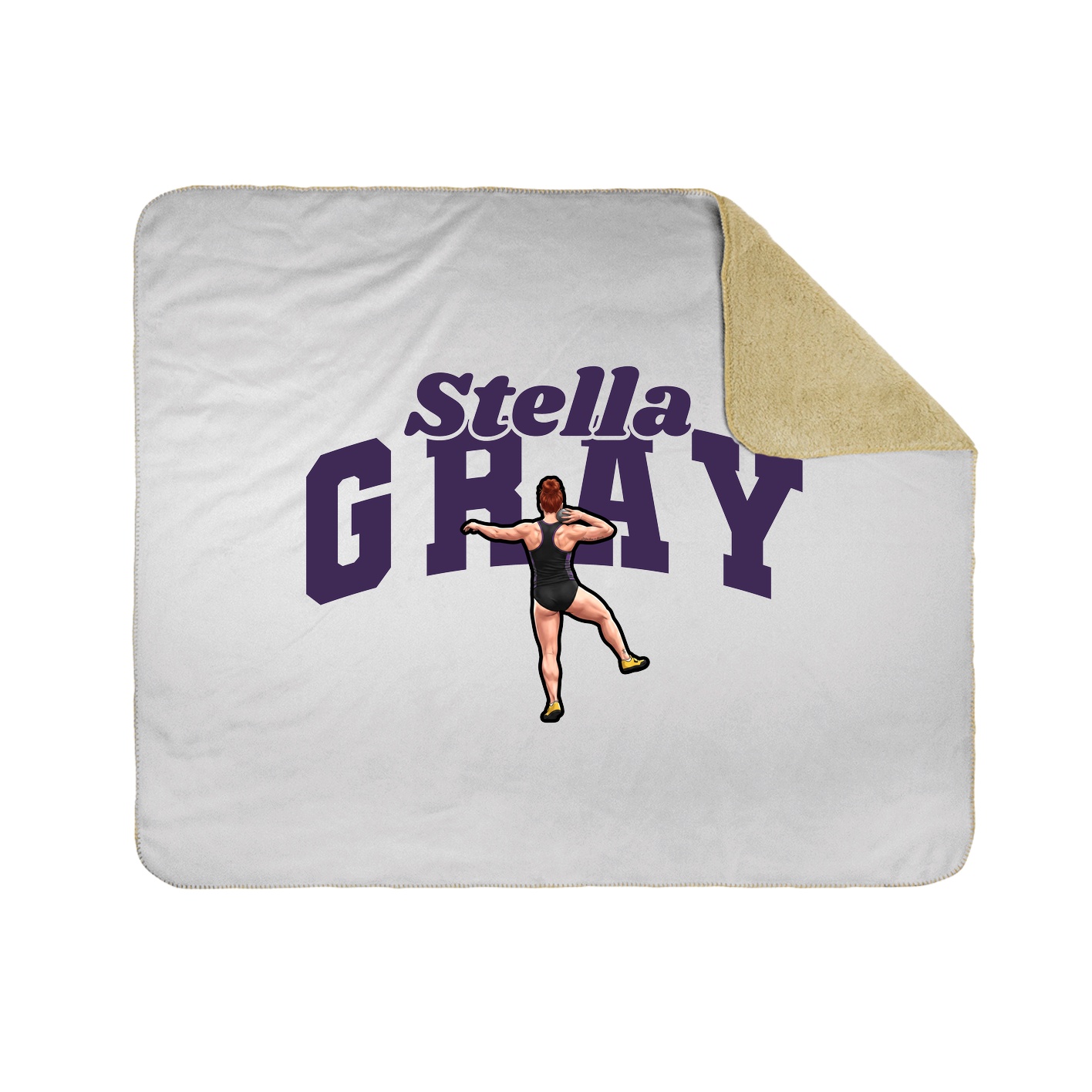 Throw Blanket — Signature Arch in White