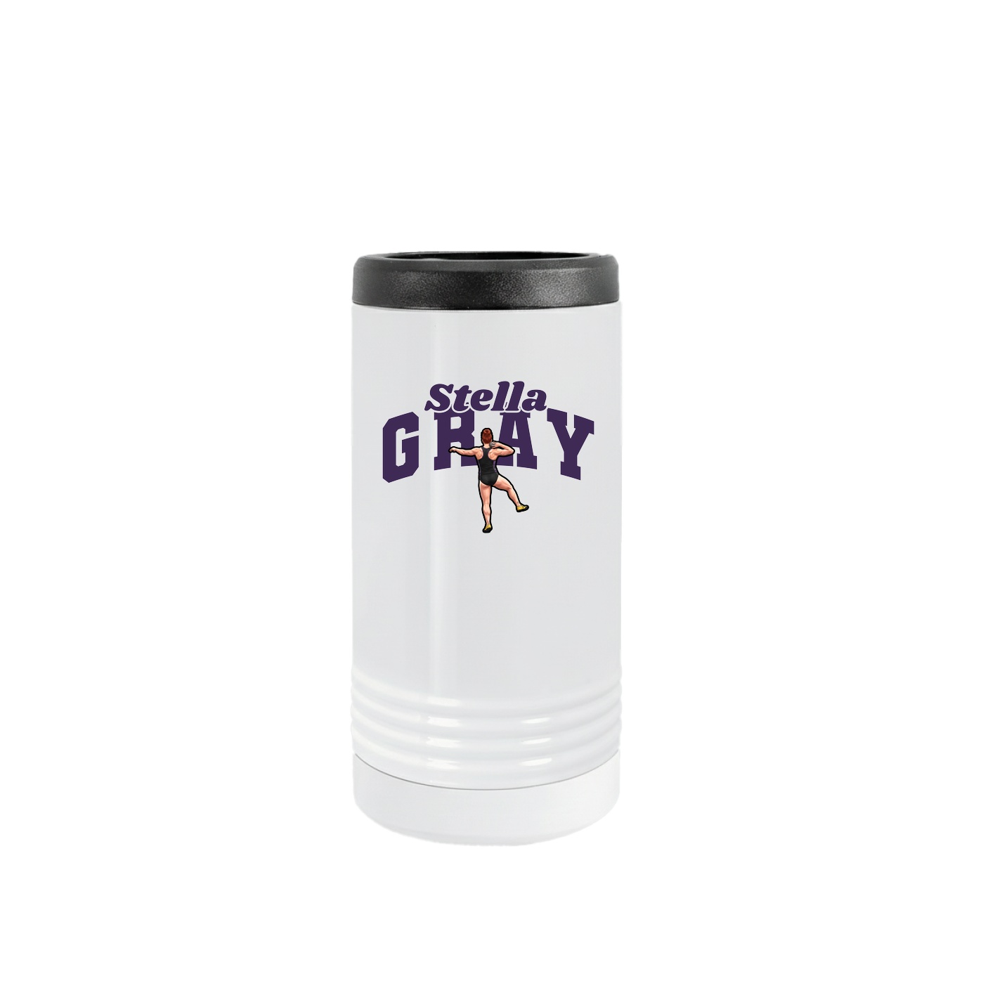 Slim Beverage Holder — Signature Arch in White