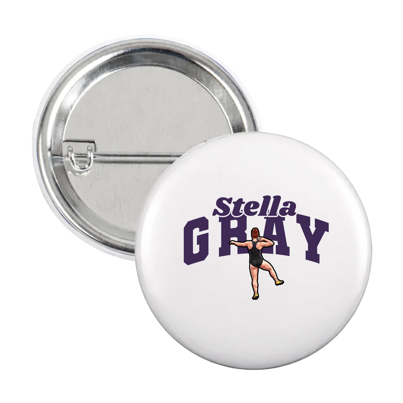 Game Day Button — Signature Arch in White