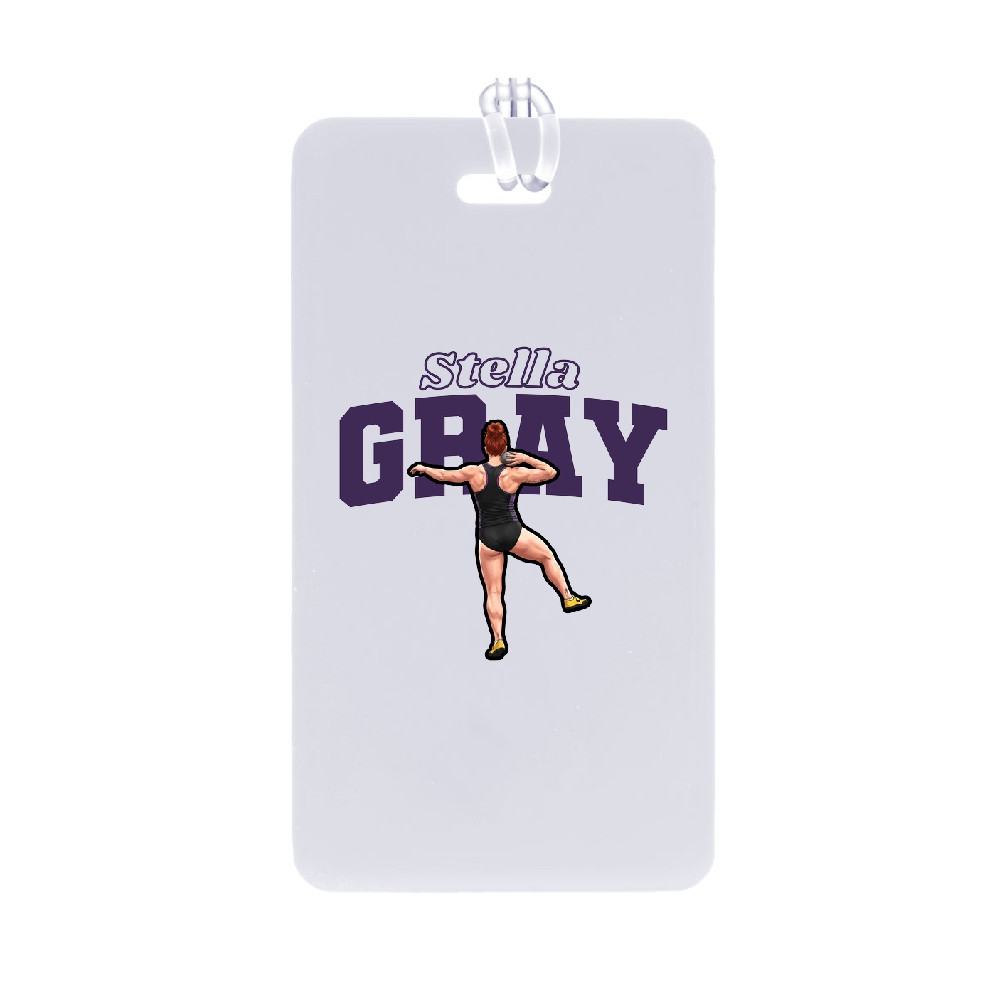 Bag Tag — Name Arch in Classic