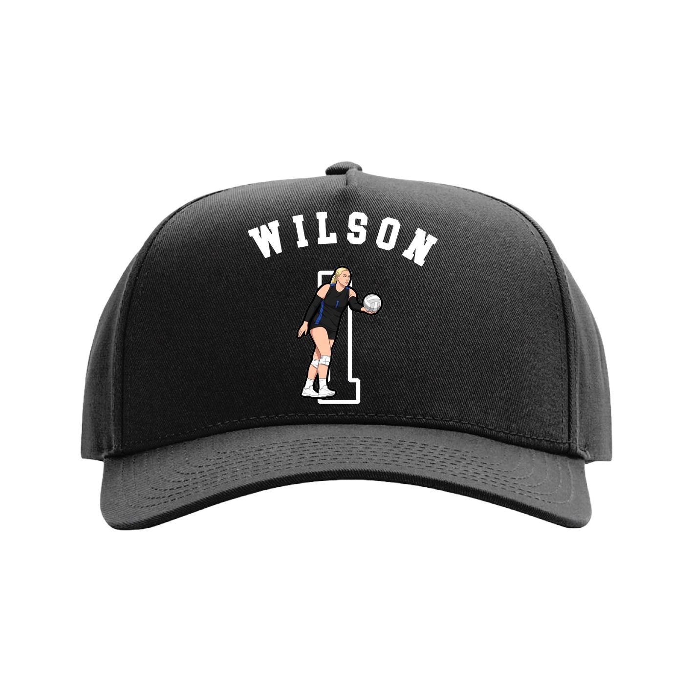 Full Fabric Five-Panel Champ Cap