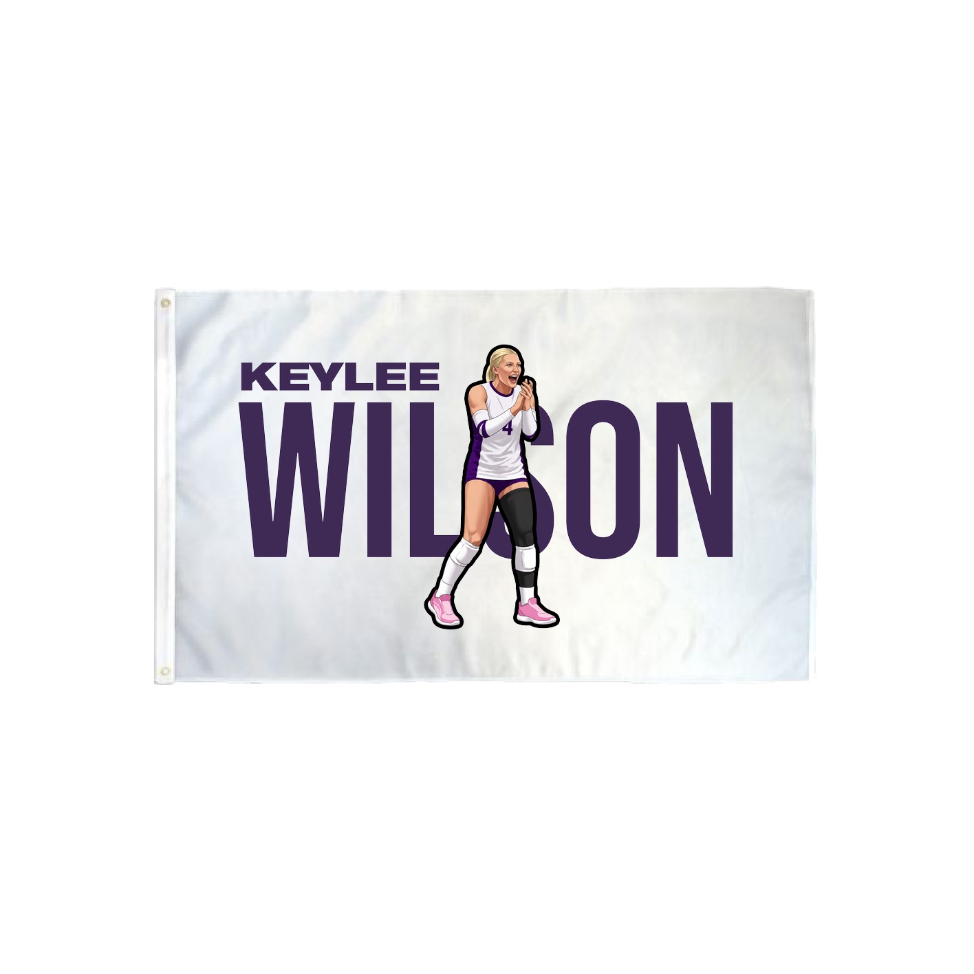 3x5 Flag — Player Name in Classic