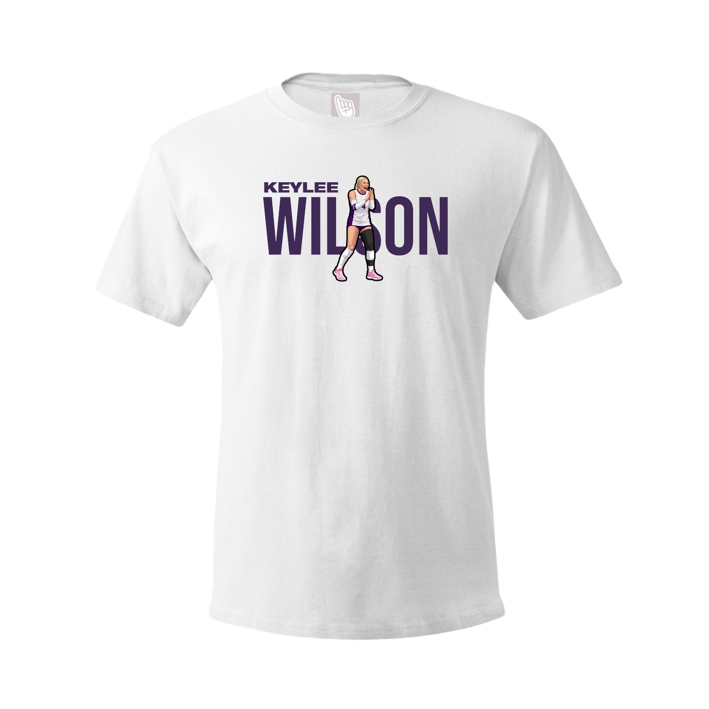 Youth Tee — Player Name in White