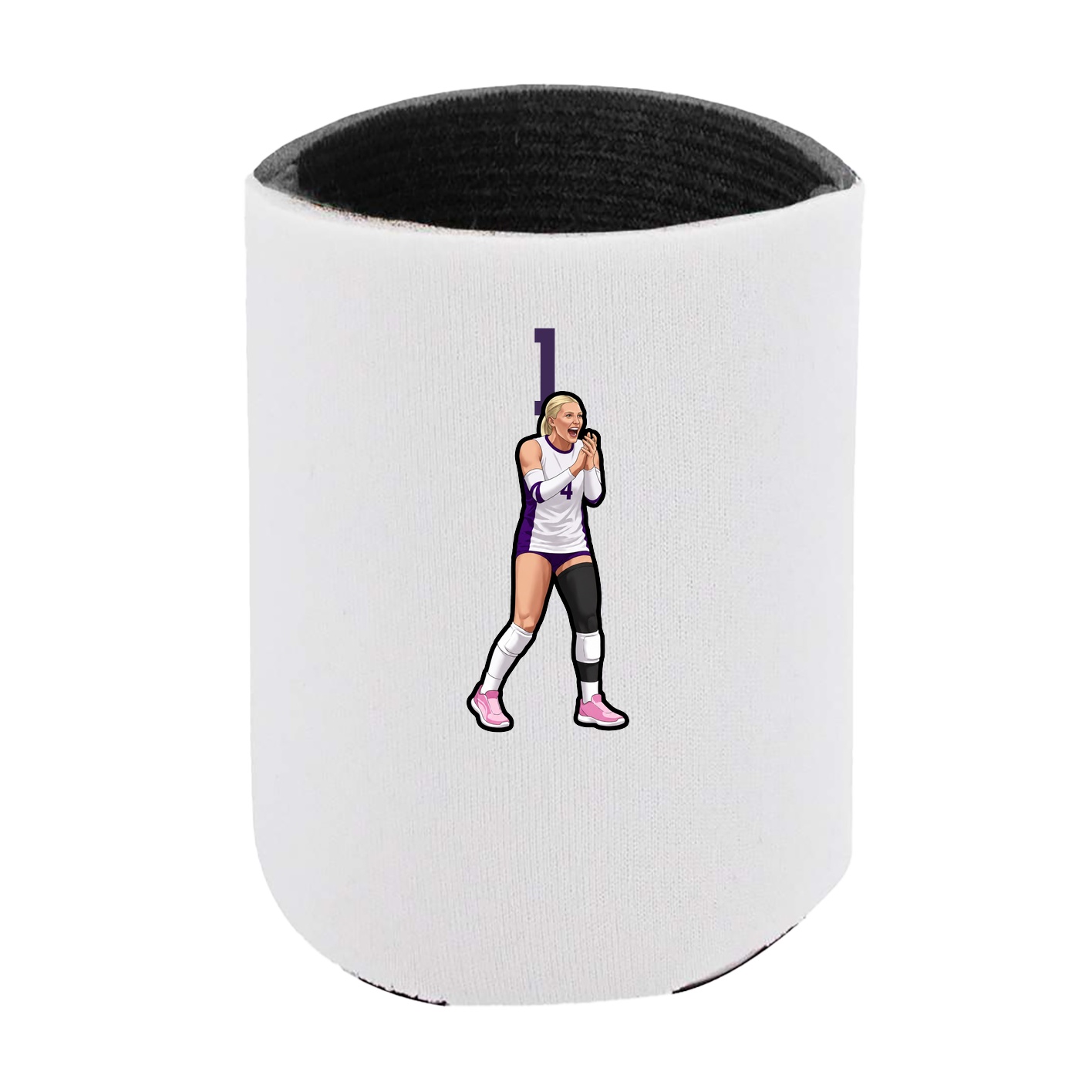 Can Holder — Number Top in White