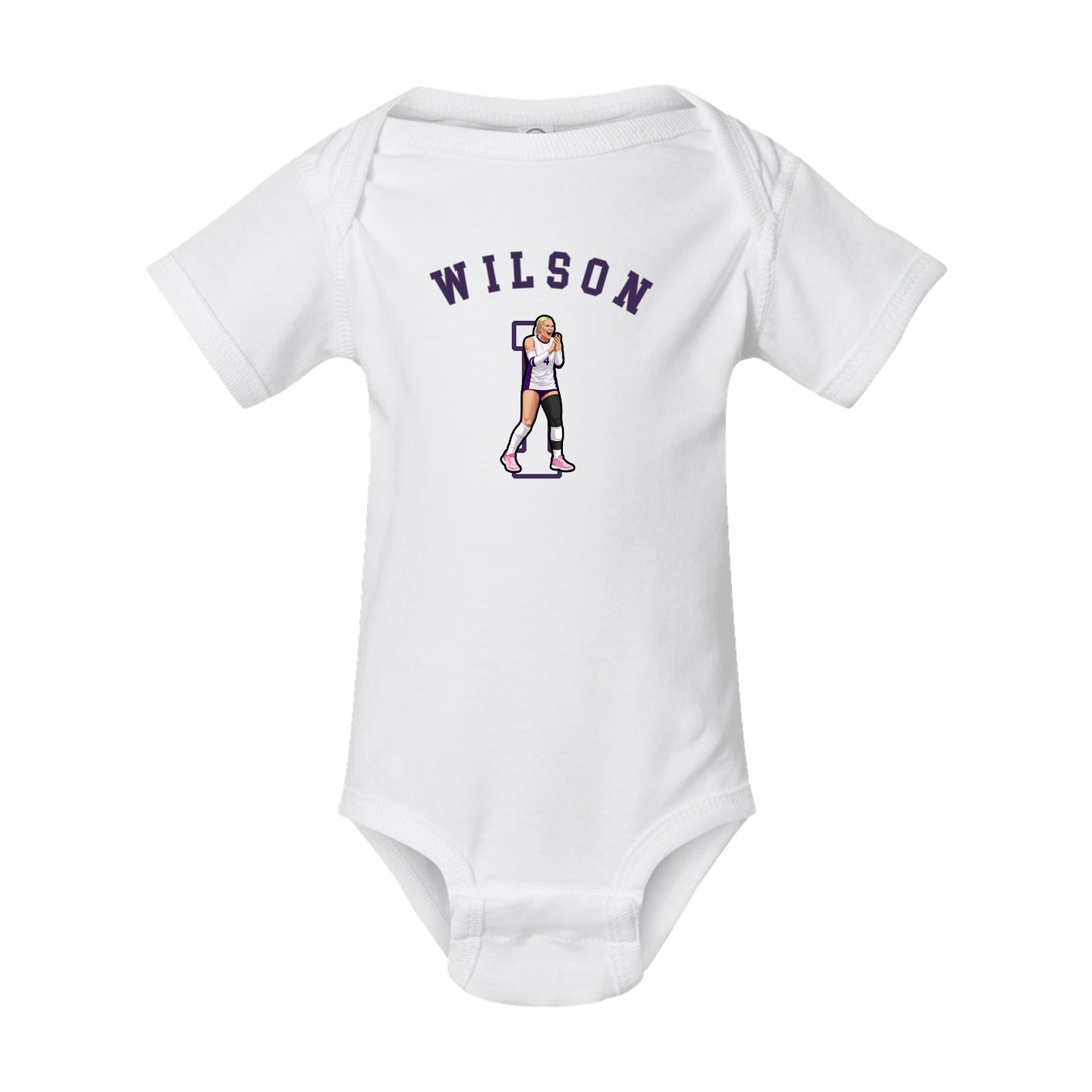 Baby Onesie — Shirsey Arch in White
