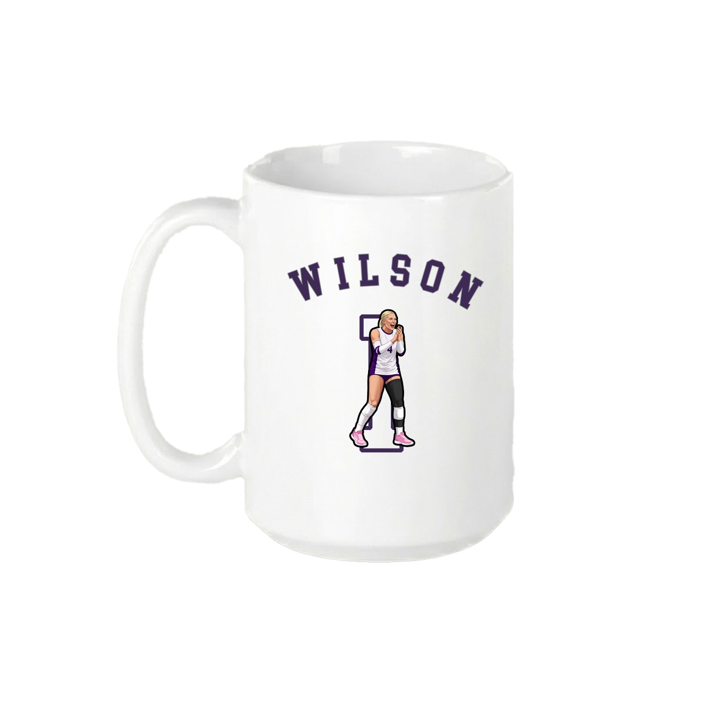 15oz Coffee Mug — Shirsey Arch in White
