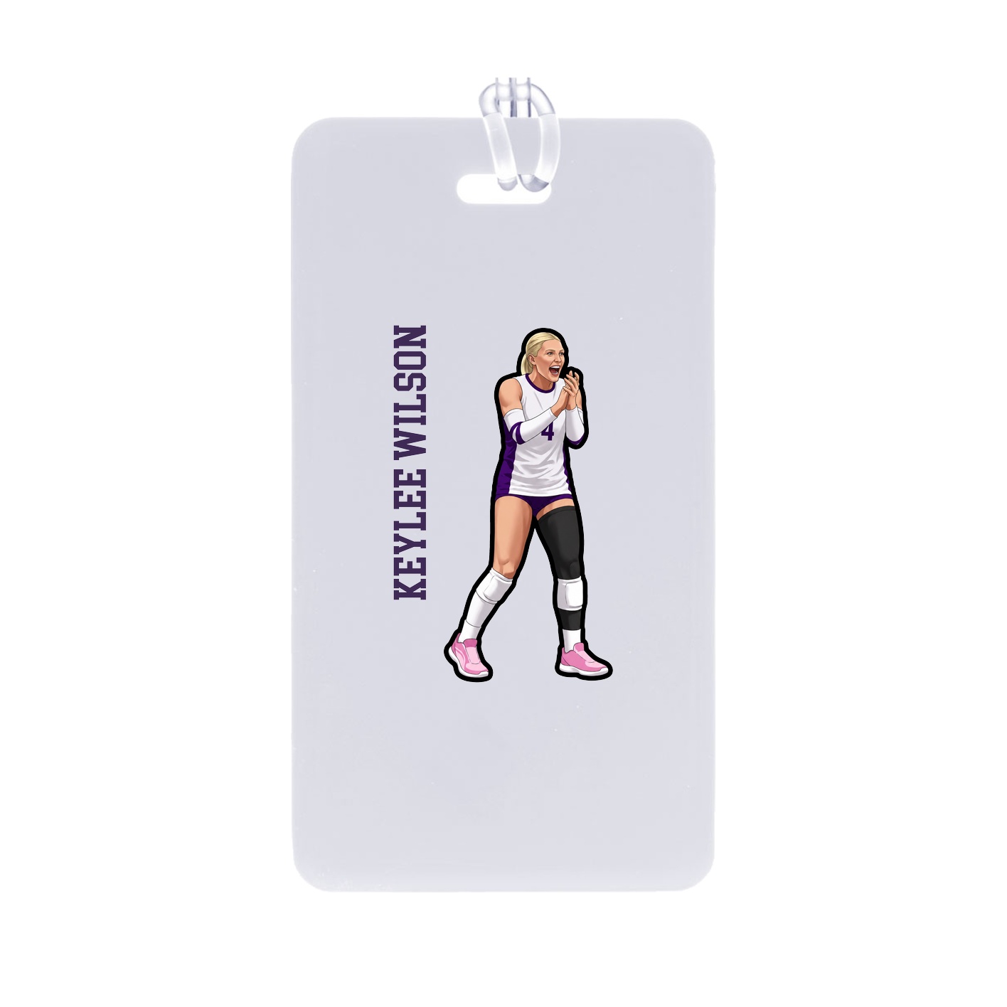 Bag Tag — Name Vertical in Classic