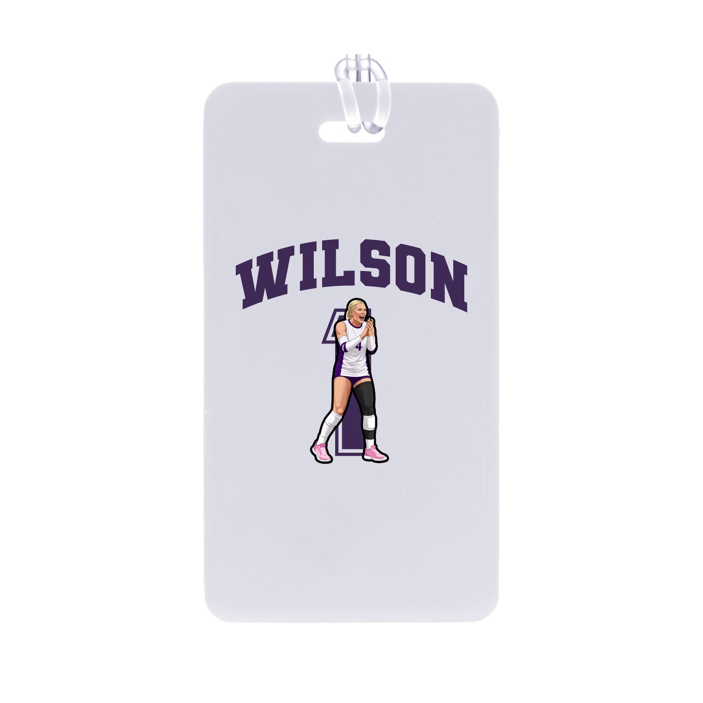 Bag Tag — Number in Classic