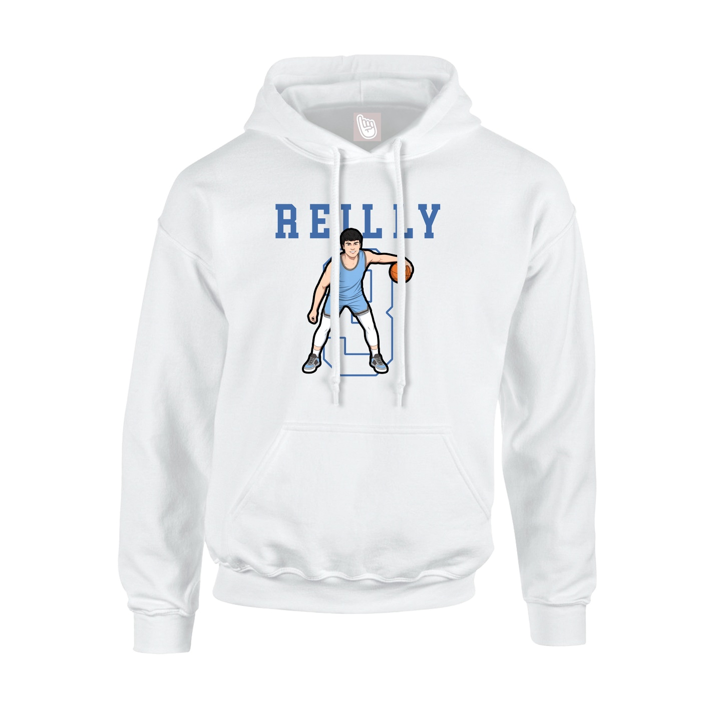 Hoodie — Shirsey in White