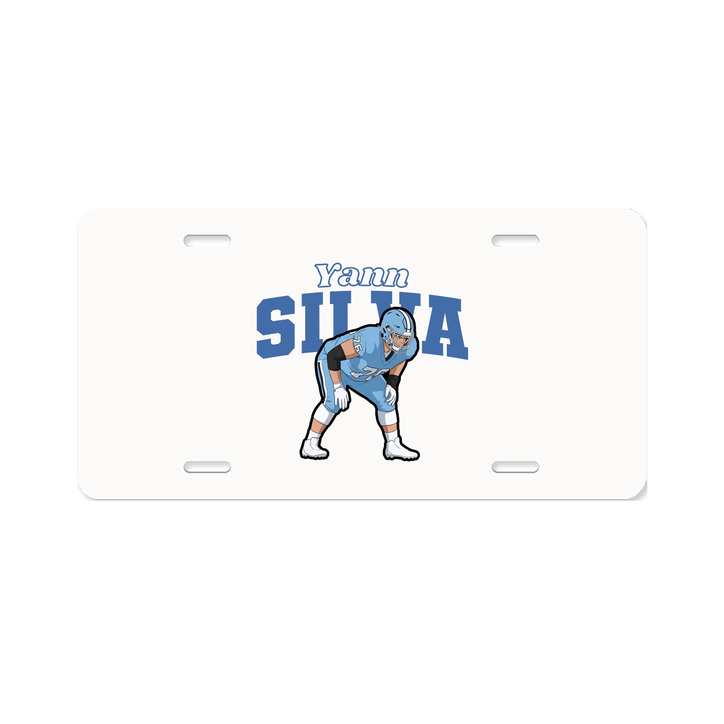 License Plate — Name Arch in Classic