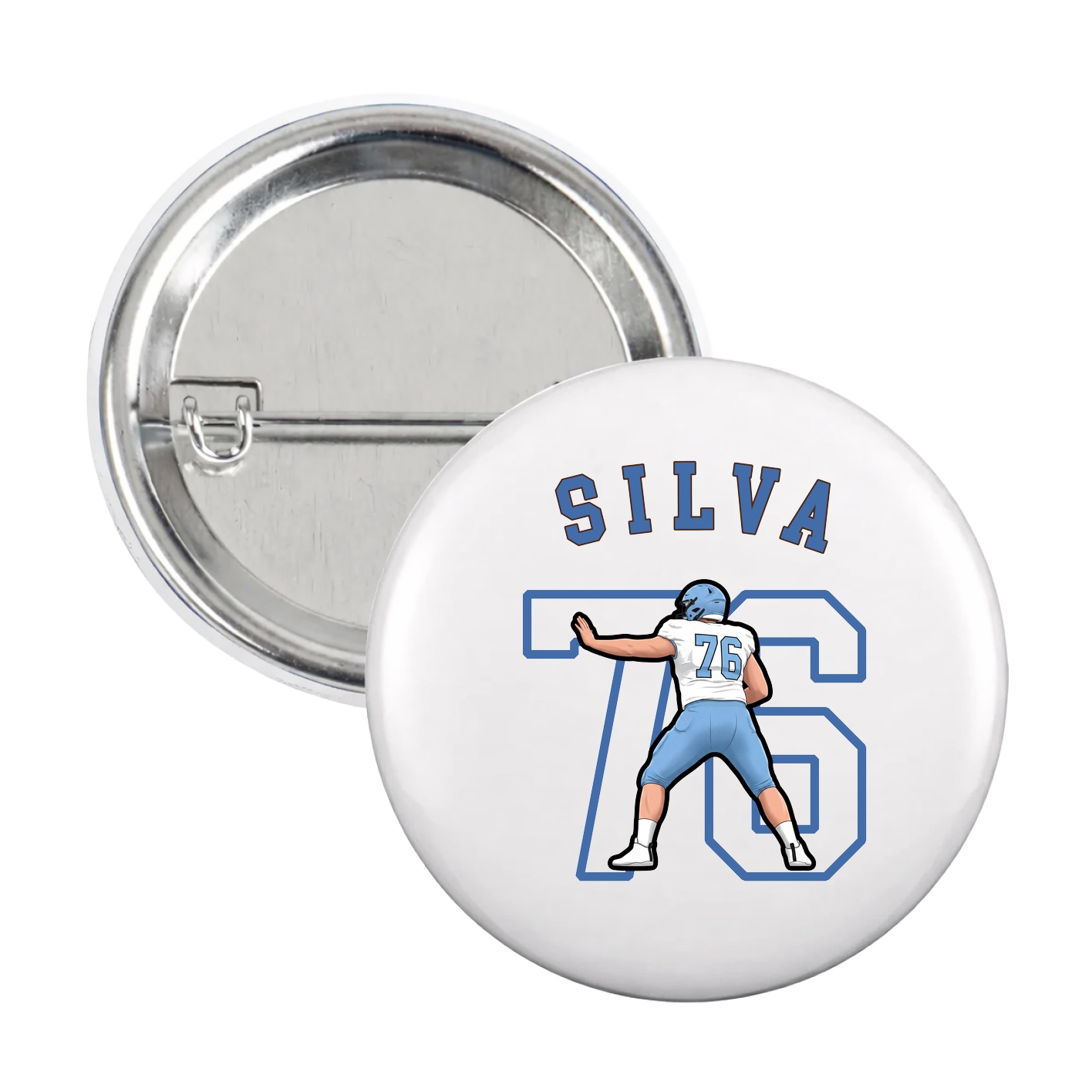 Game Day Button — Shirsey Arch in White