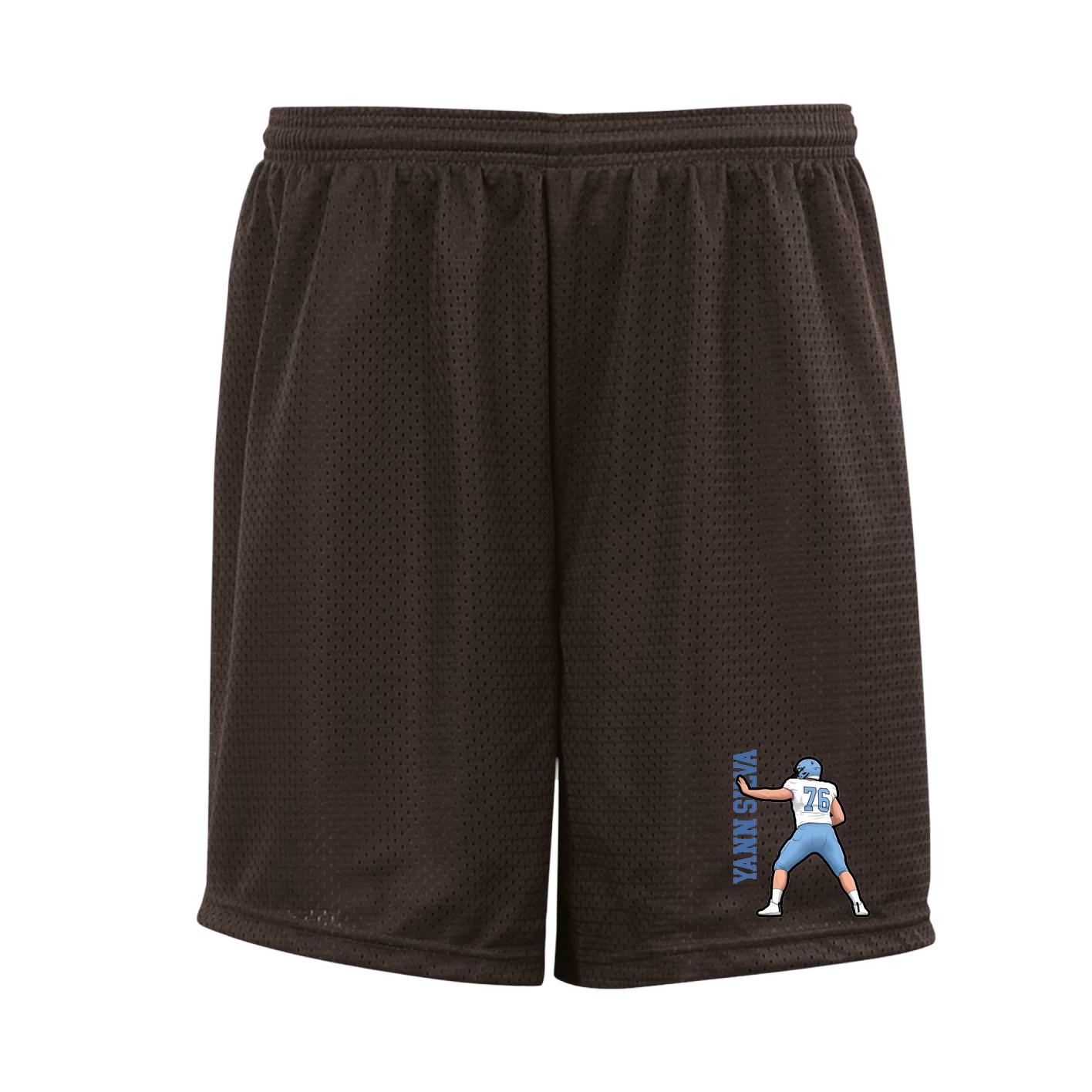 Shorts — Name Vertical in Brown