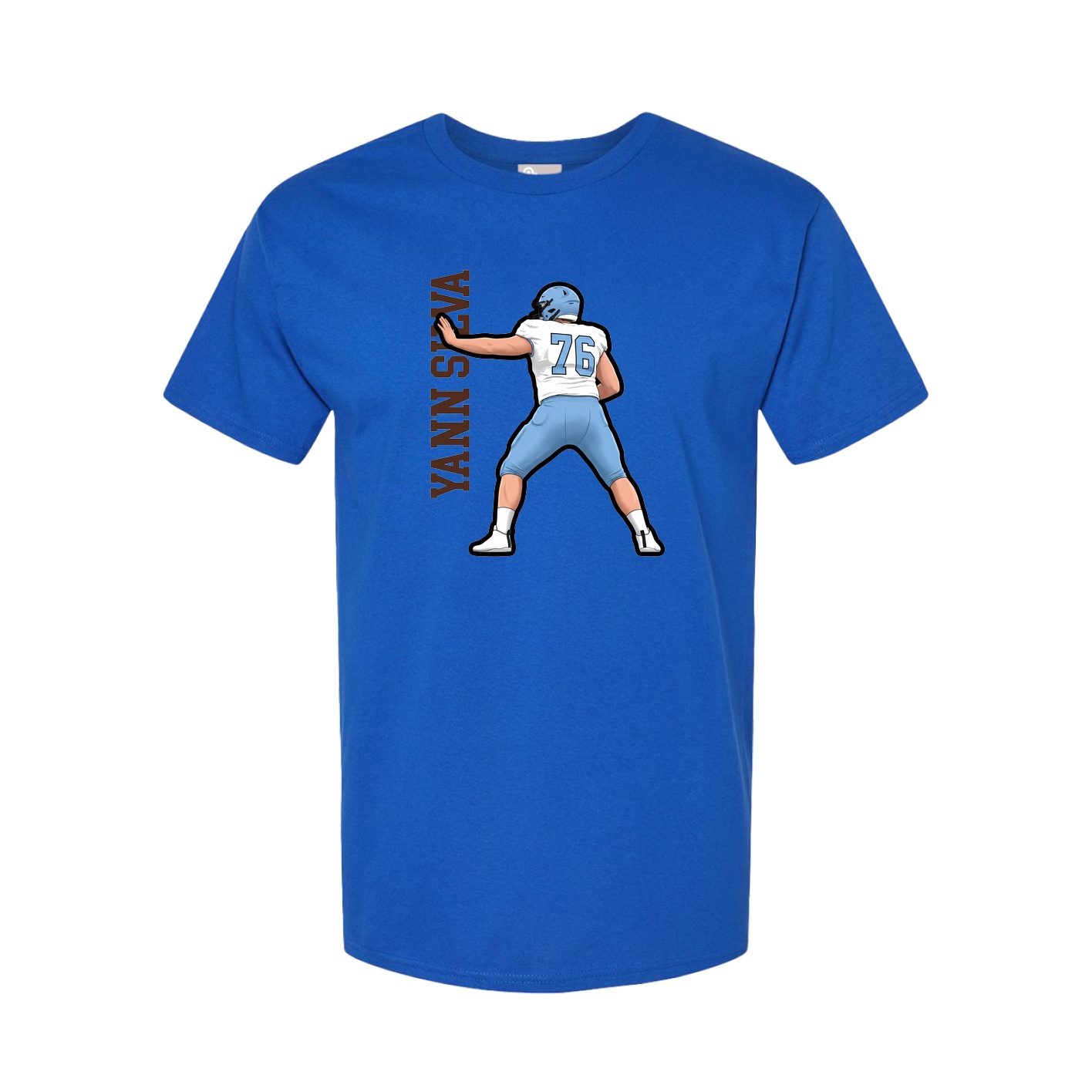 Tee — Name Vertical in Royal