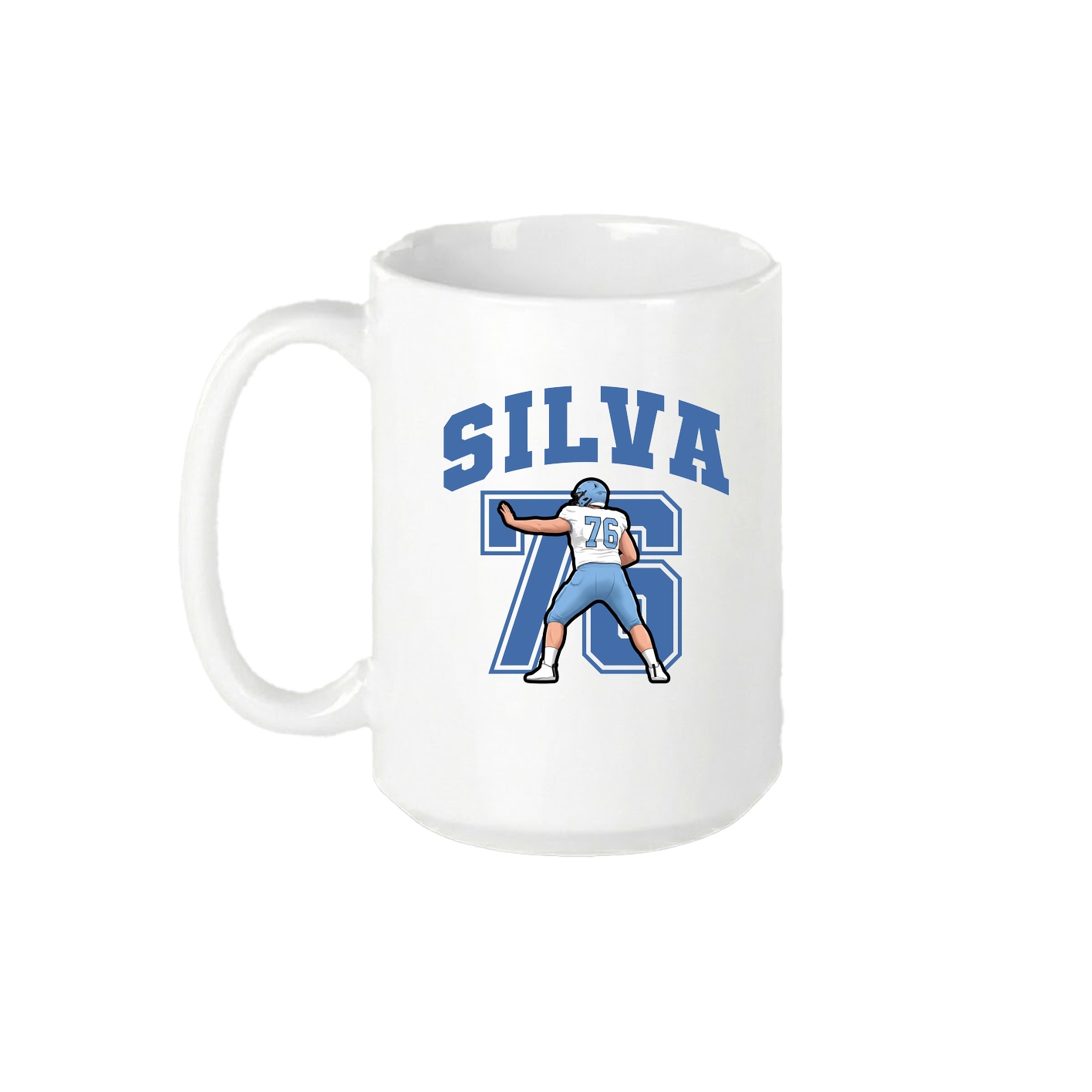 15oz Coffee Mug — Number in White