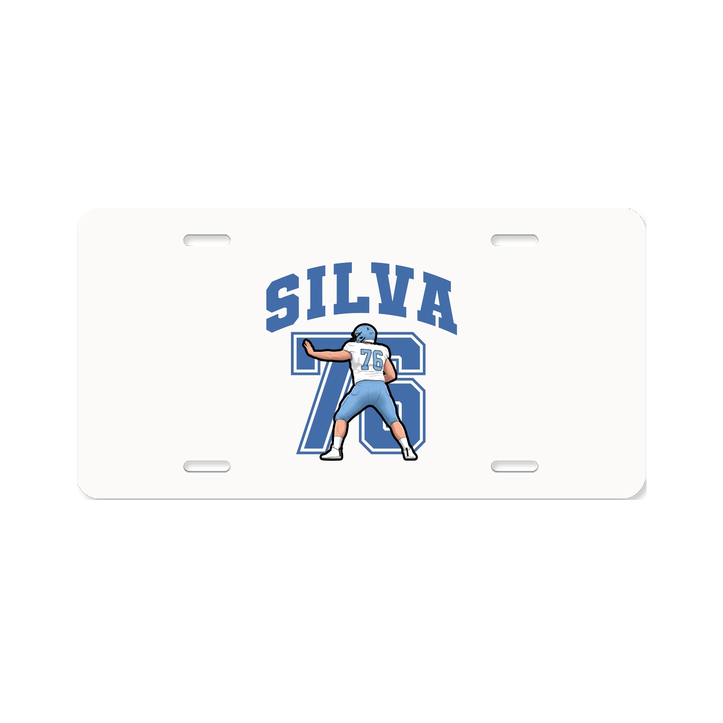 License Plate — Number in Classic