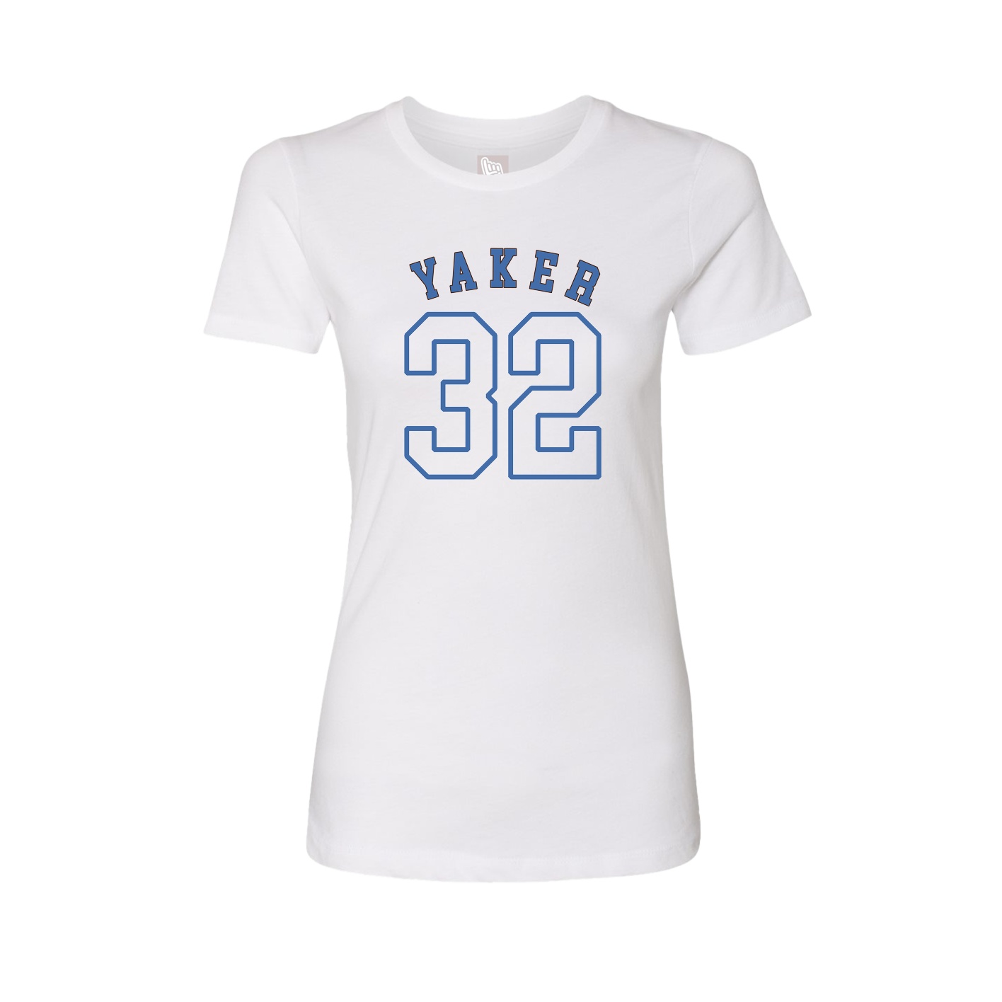Fitted Women's Tee — Shirsey Arch in White