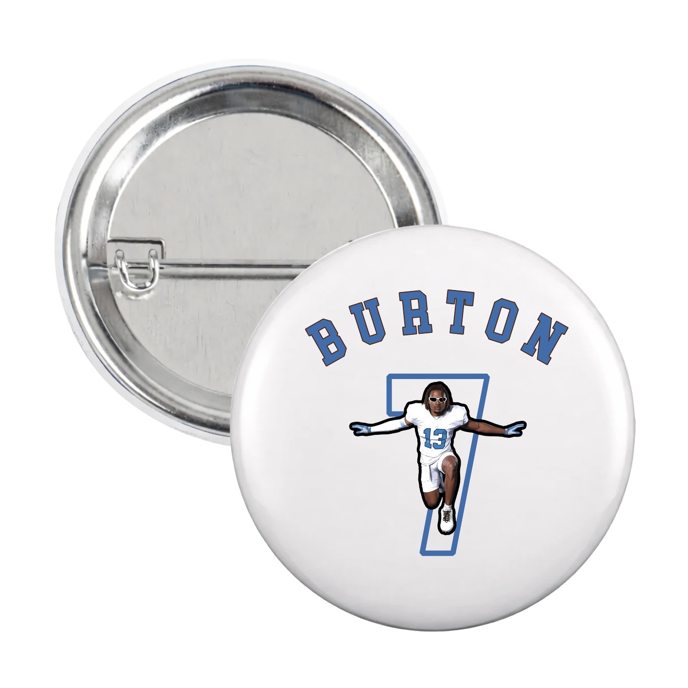 Game Day Button — Shirsey Arch in White