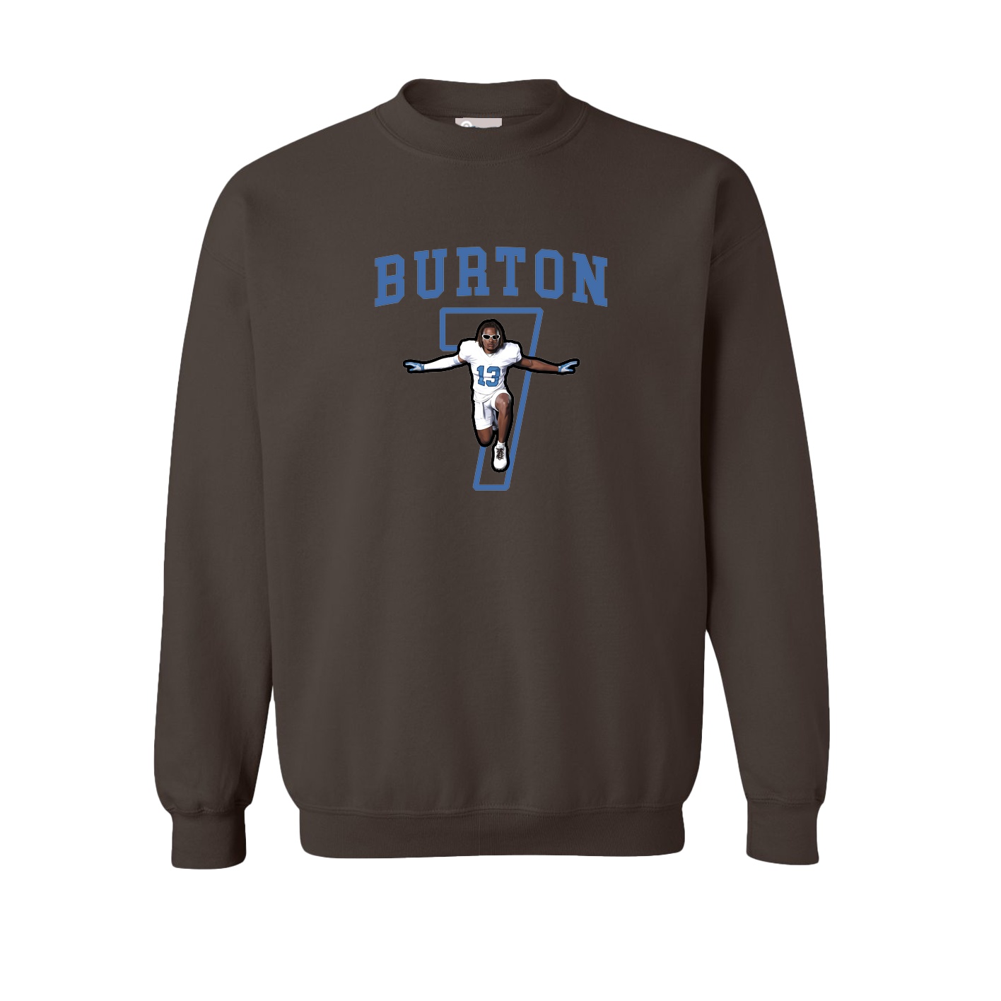 Fleece Crew — Shirsey in Brown
