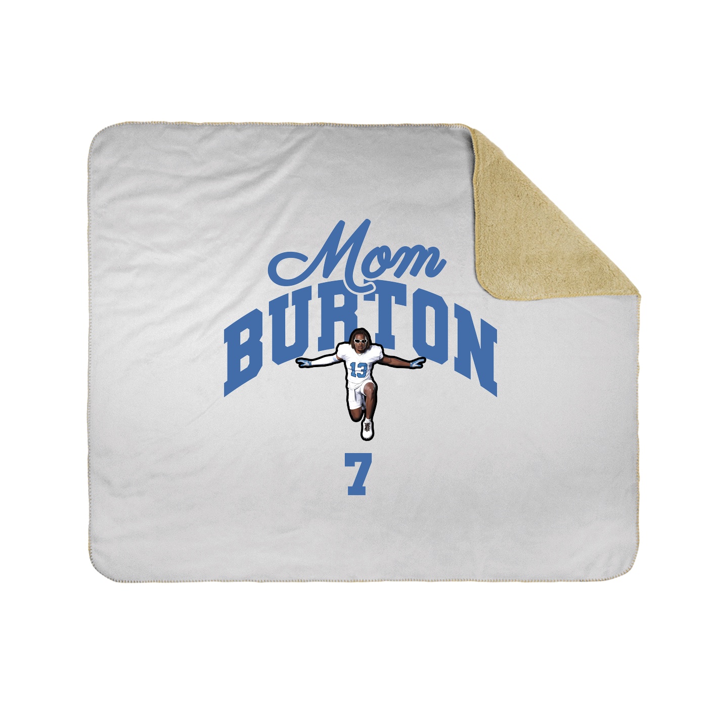 Throw Blanket — Mothers Day Arch in White