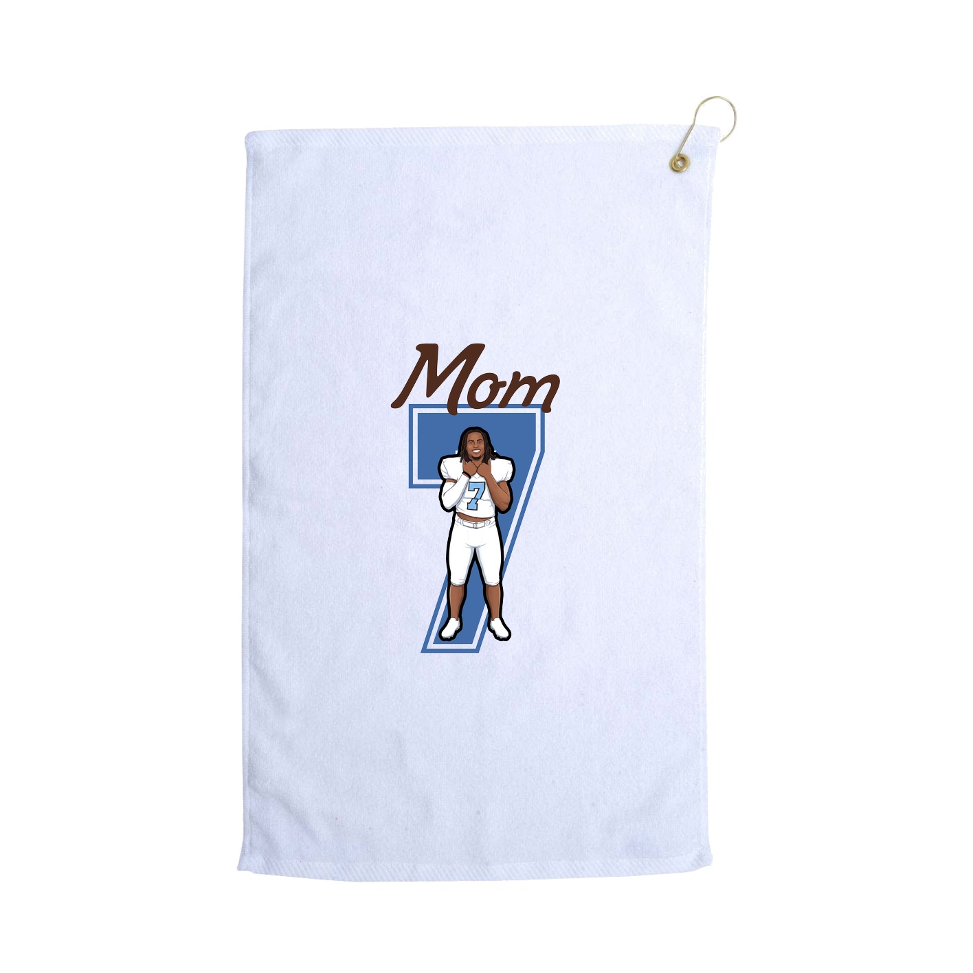 Golf Towel — Mothers Day Shirsey in White