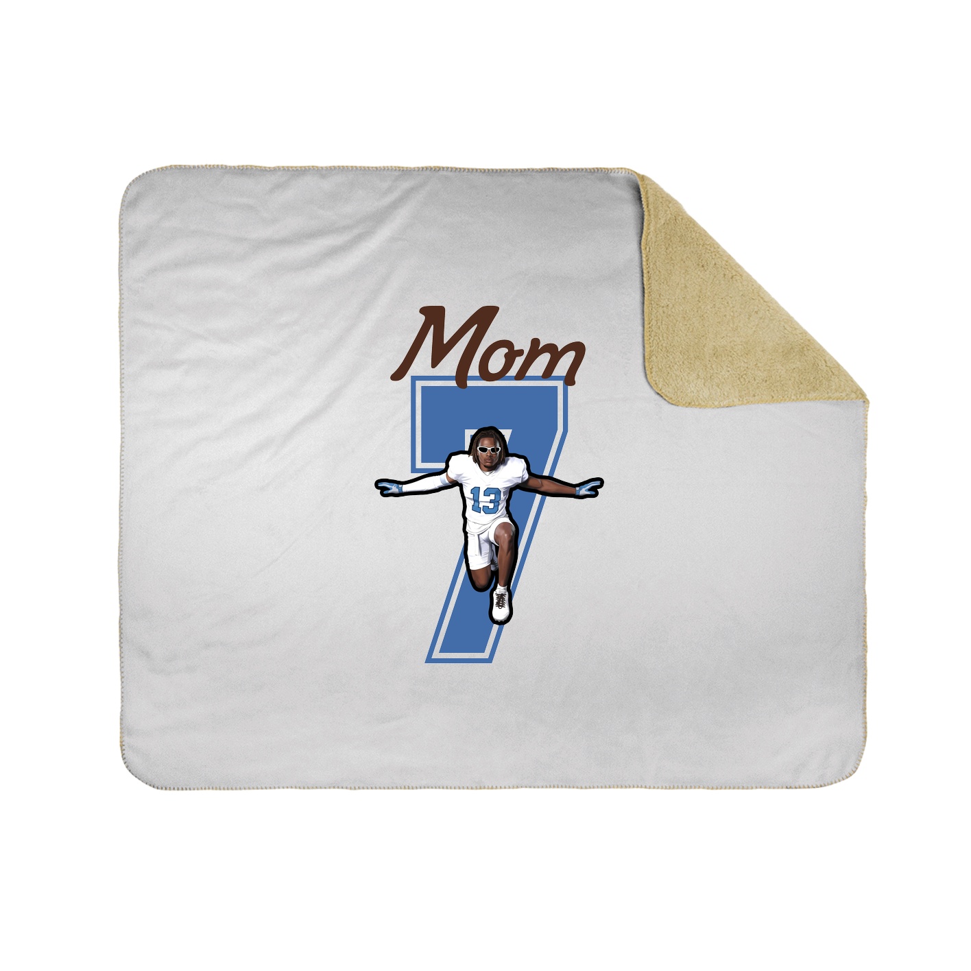 Throw Blanket — Mothers Day Shirsey in White