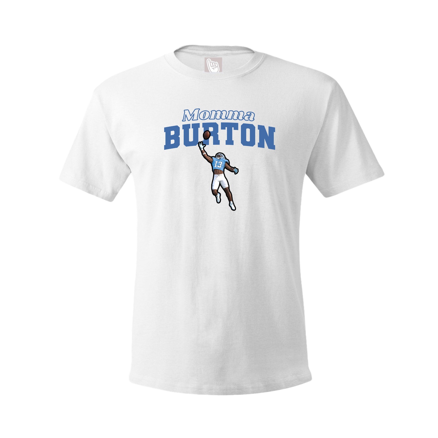 Youth Tee — Mothers Day Block in White