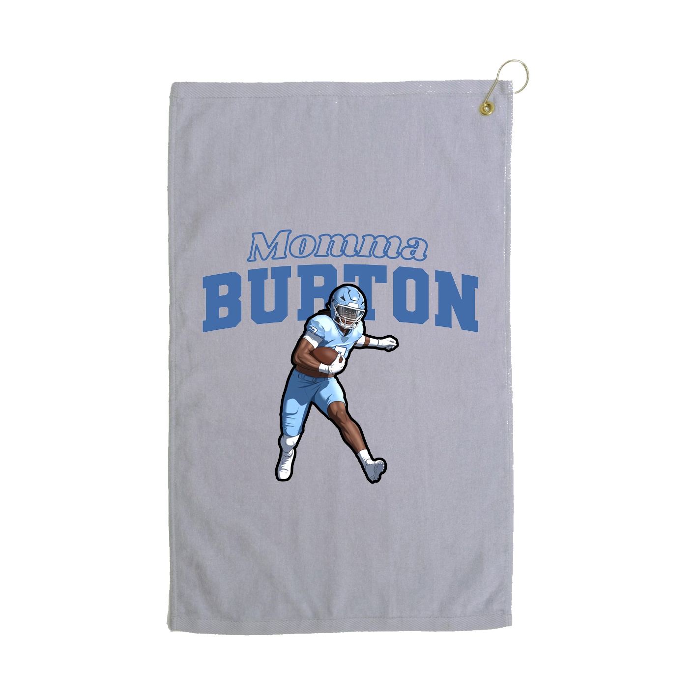 Golf Towel — Mothers Day Block in Grey