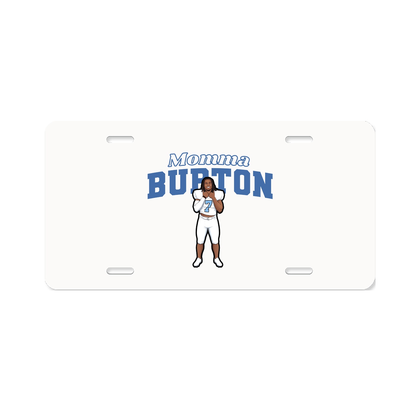 License Plate — Mothers Day Block in Classic