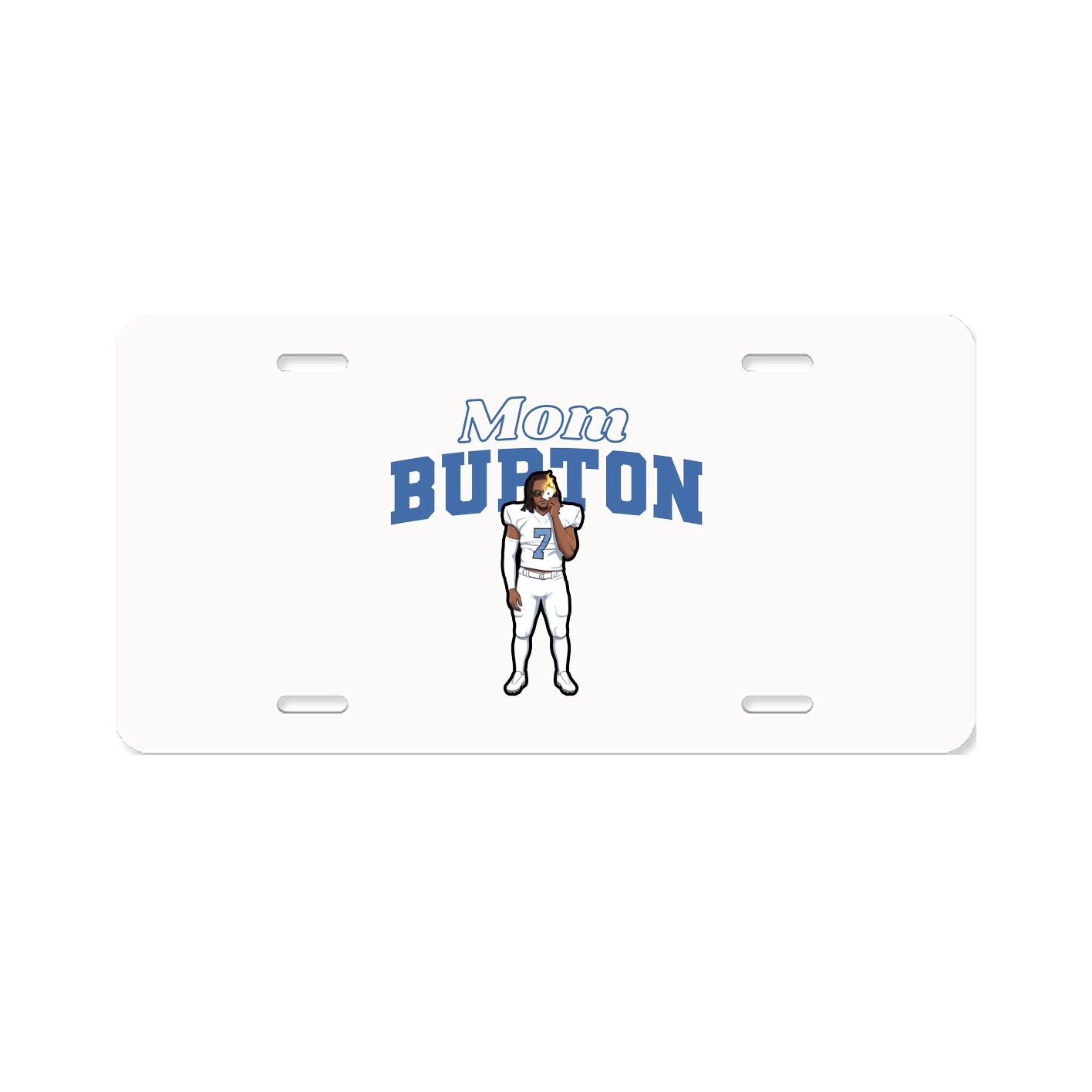 License Plate — Mothers Day Block in Classic