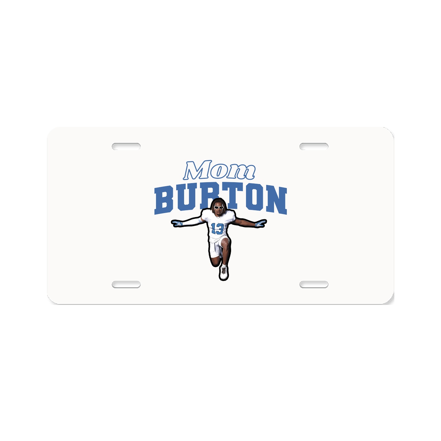 License Plate — Mothers Day Block in Classic
