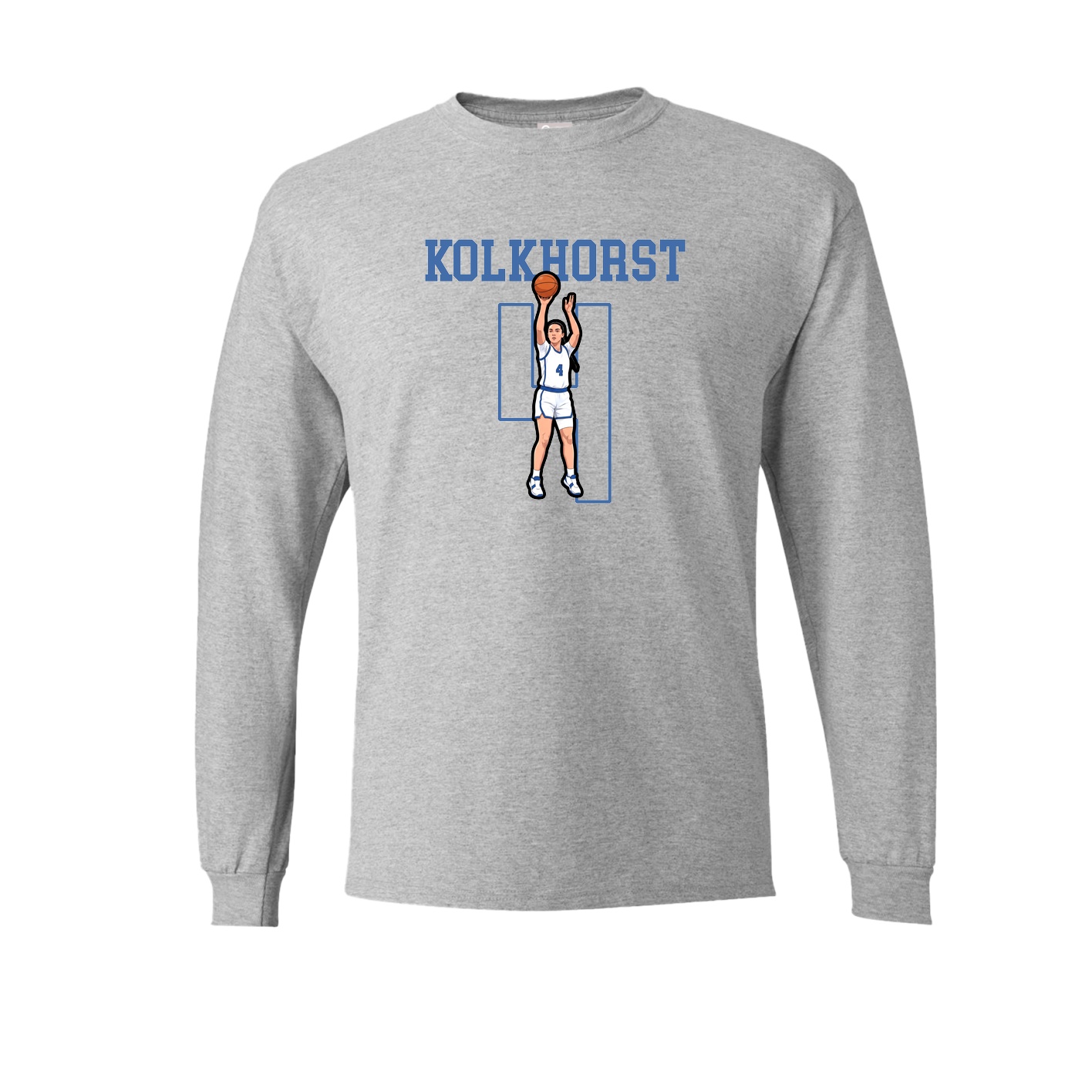 Long Sleeve Tee — Shirsey in Grey